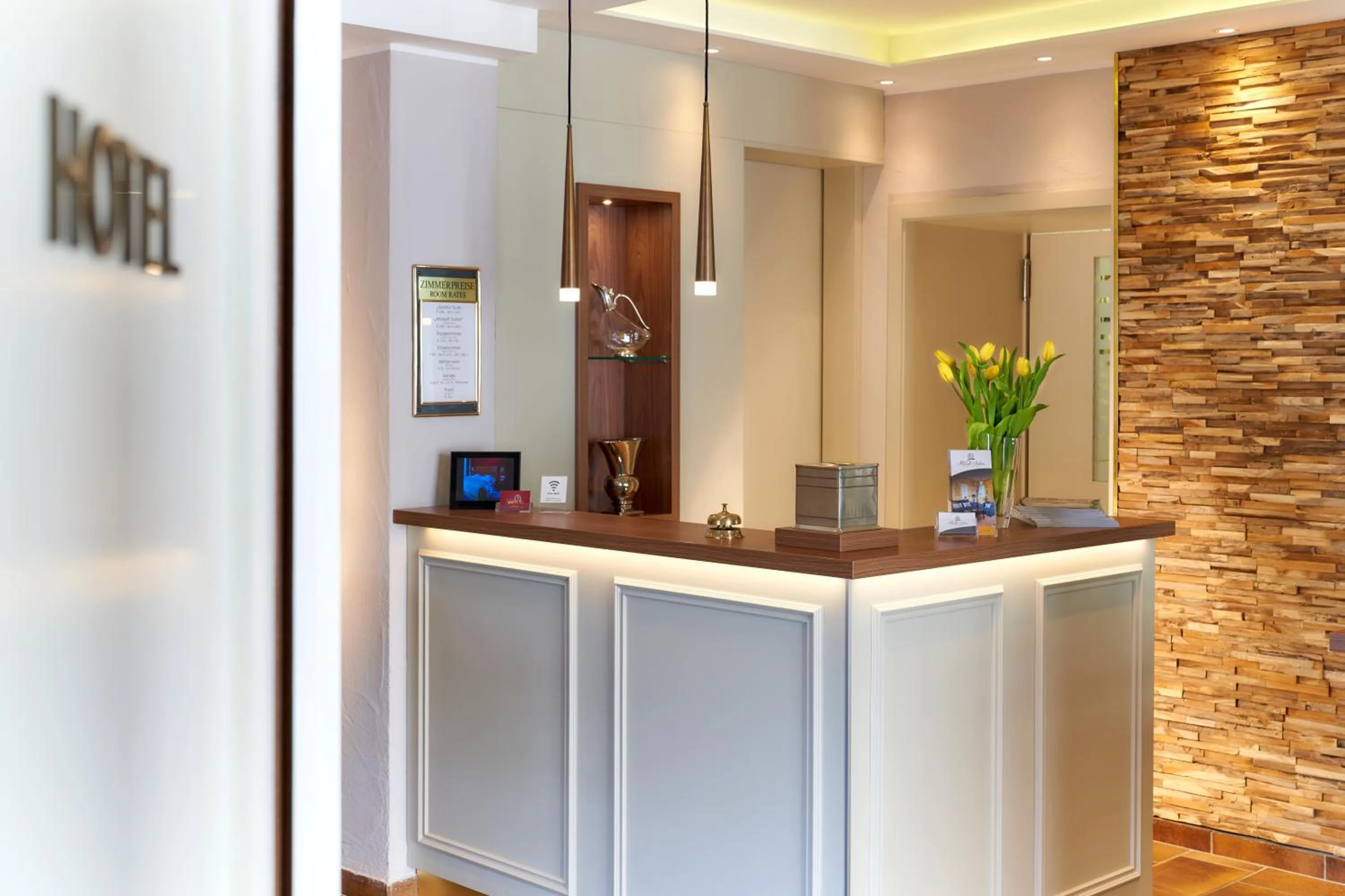 Lobby or reception in Boutique-Hotel Moseltor