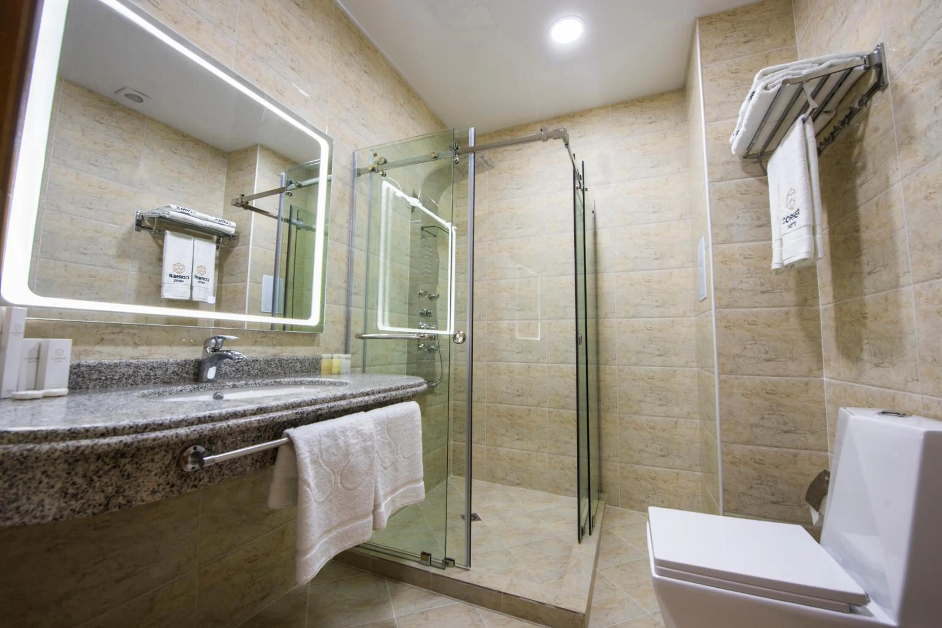 Shower in Corner Hotel Tashkent