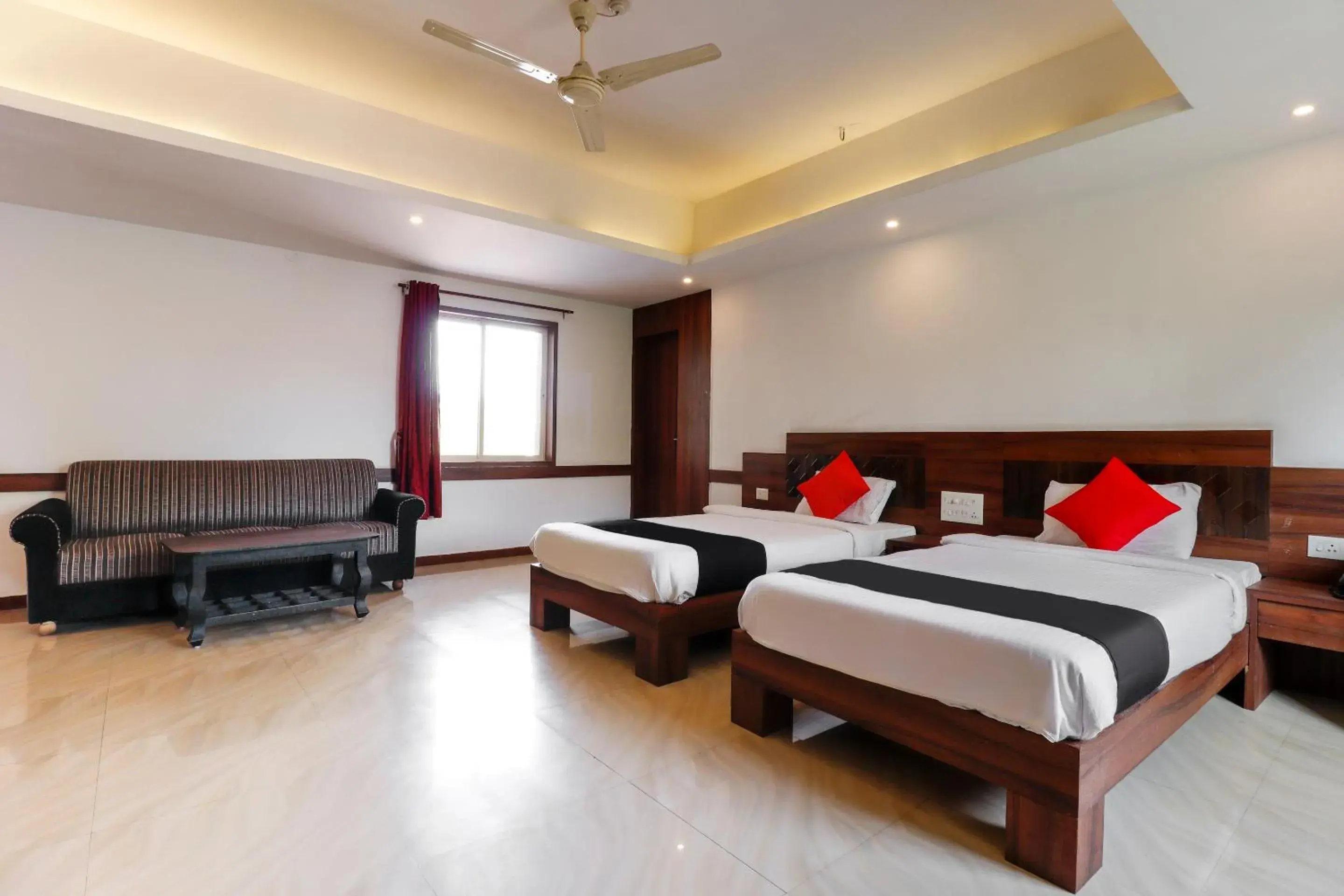Bedroom, Bed in Capital O Sai Arya Residency Bedroom, Bed in Capital O Sai Arya Residency