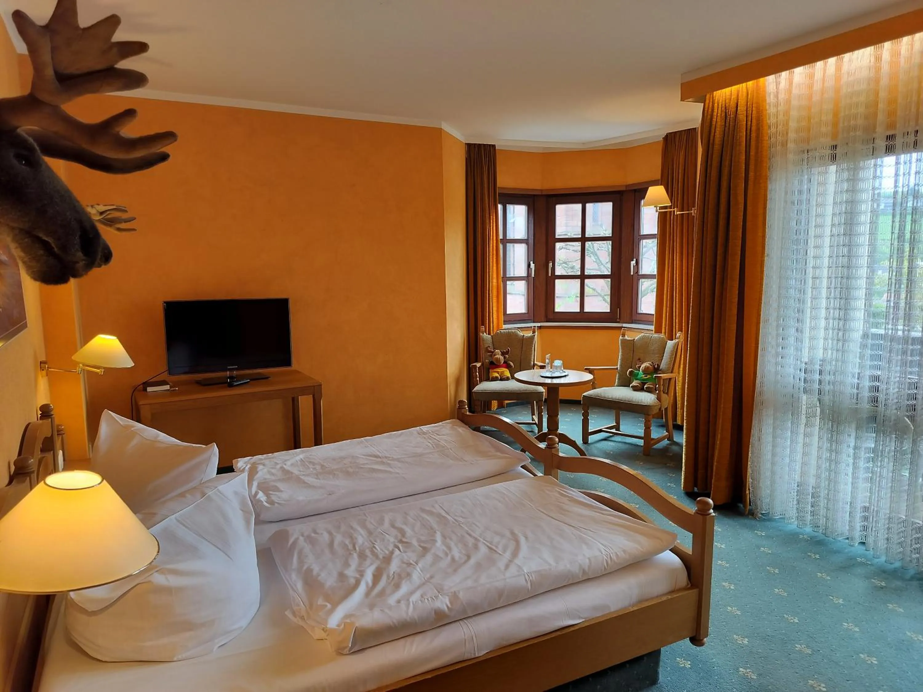 Photo of the whole room, Bed in Hotel Hirsch