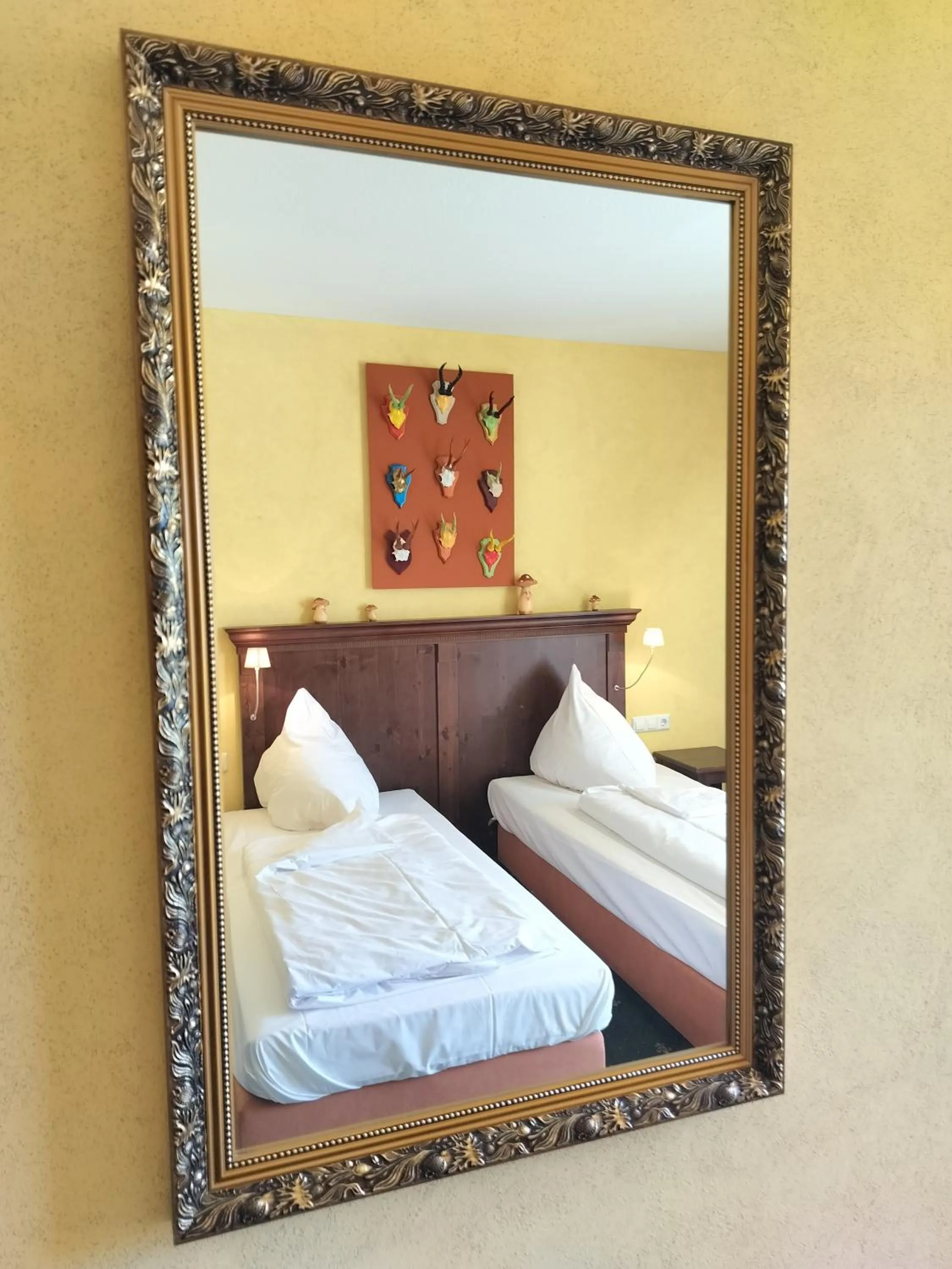 Photo of the whole room, Bed in Hotel Hirsch