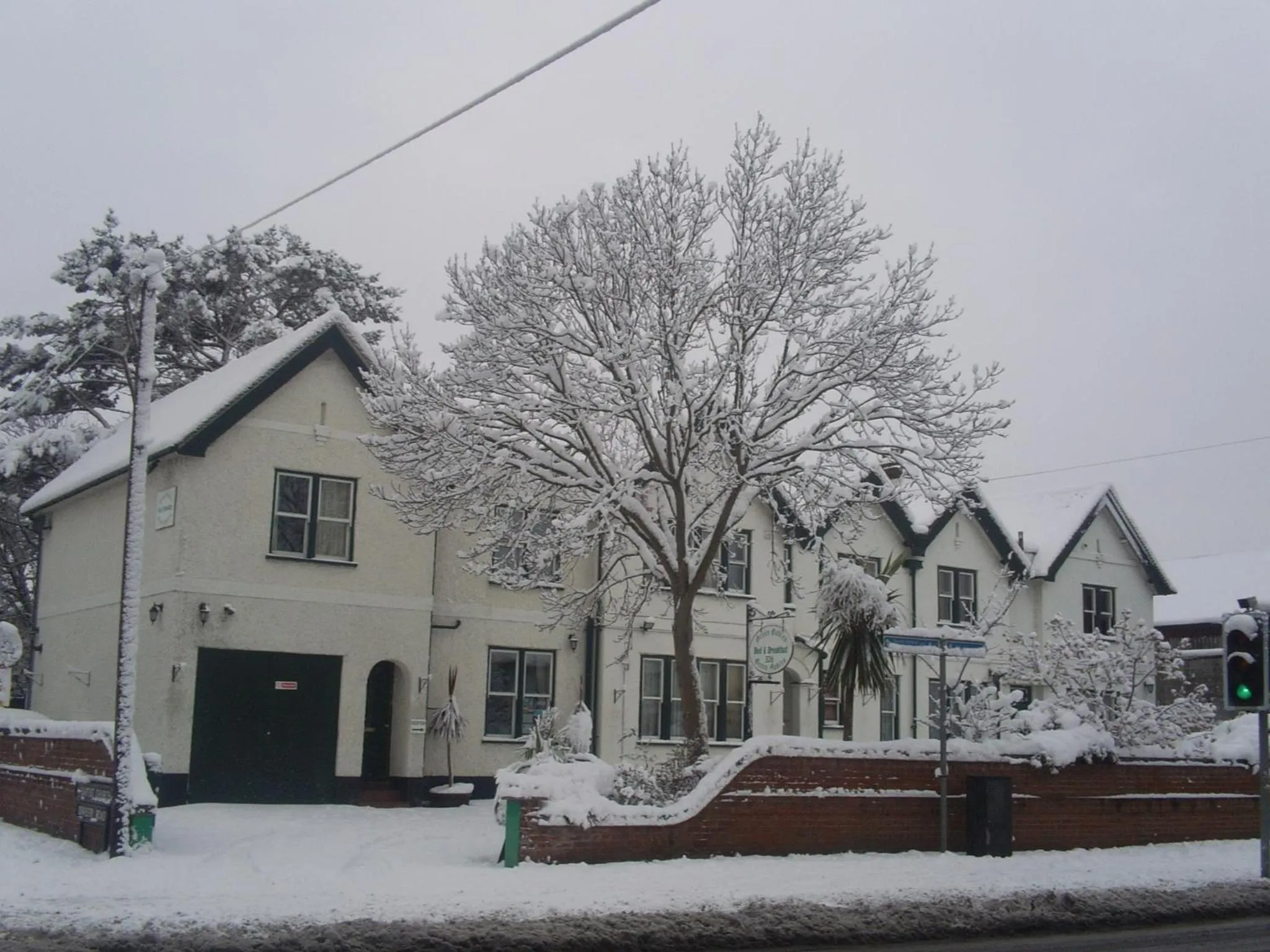 Facade/entrance, Winter in Green Gables Guest House