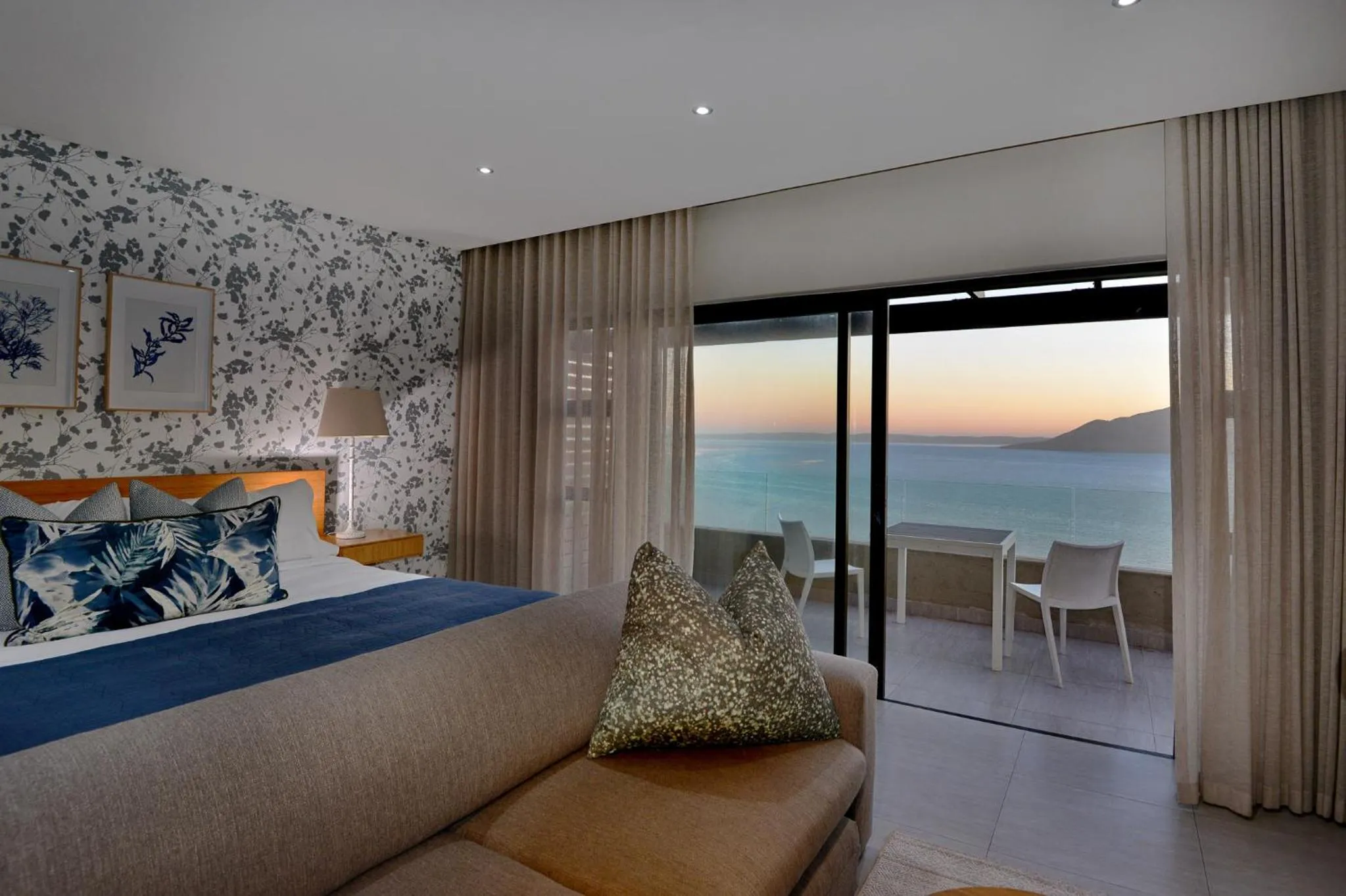 Bed in The Shark Bay Boutique Hotel & Spa