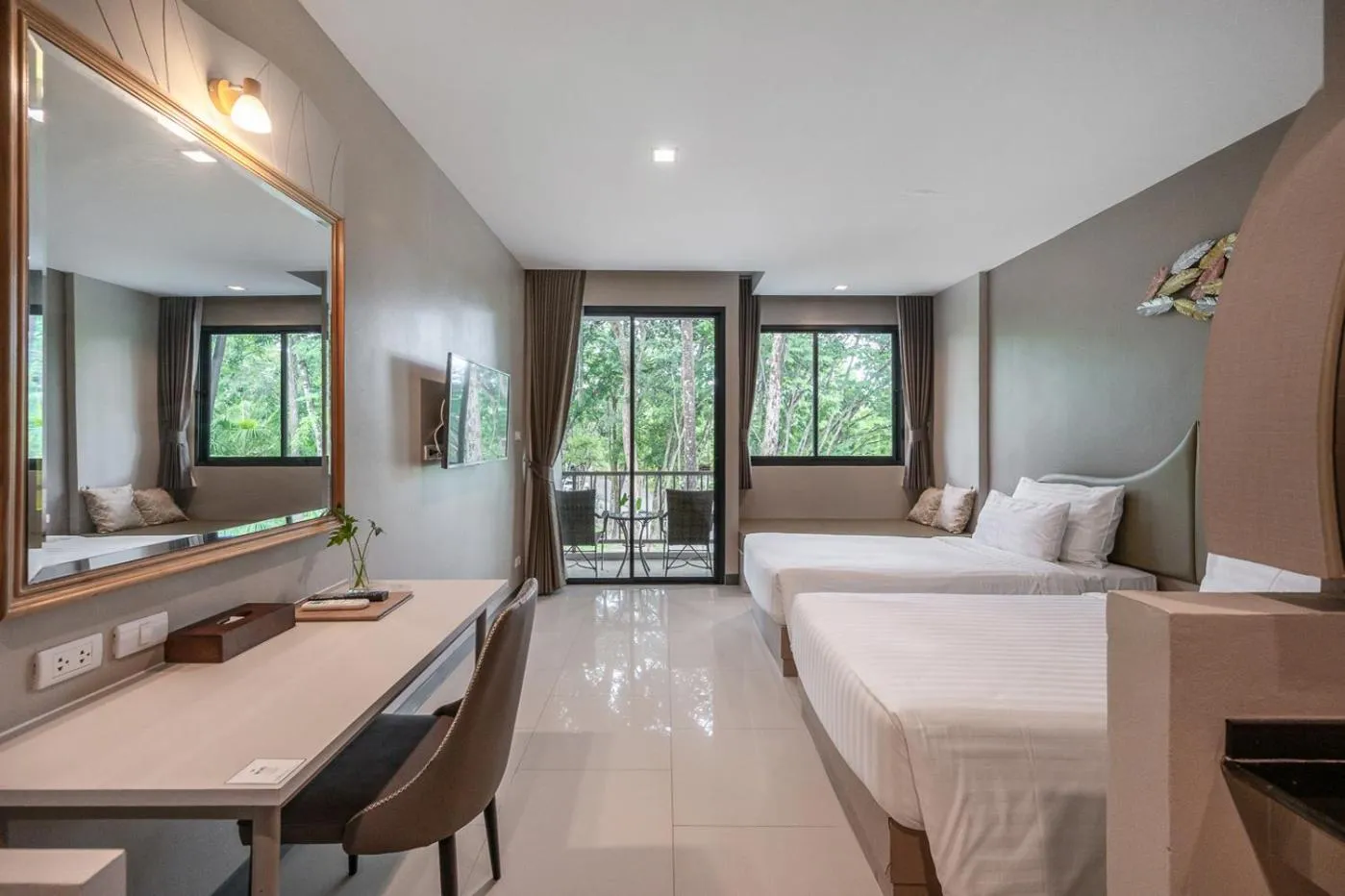 Bed in At Rice Resort