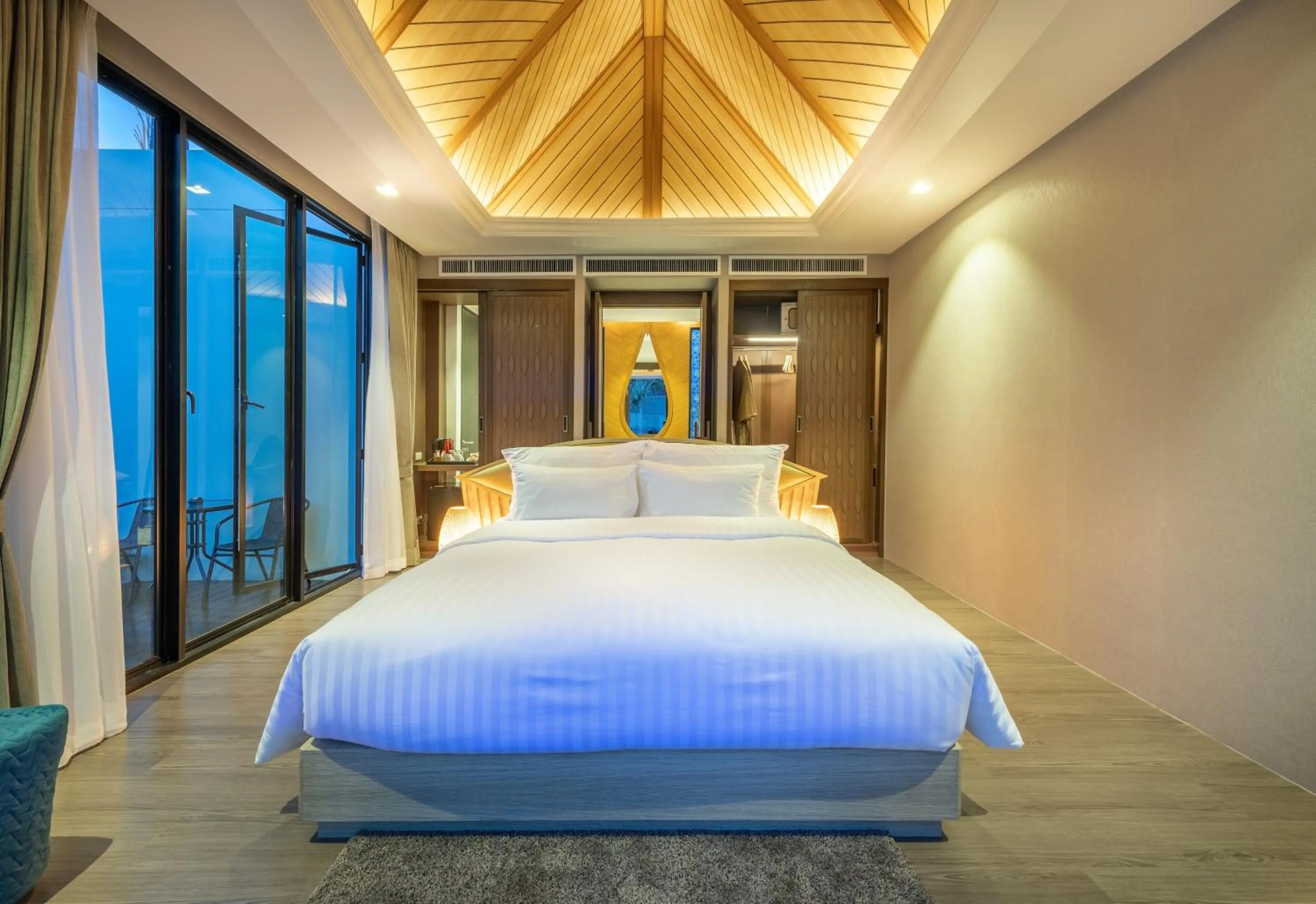 Bed in At Rice Resort