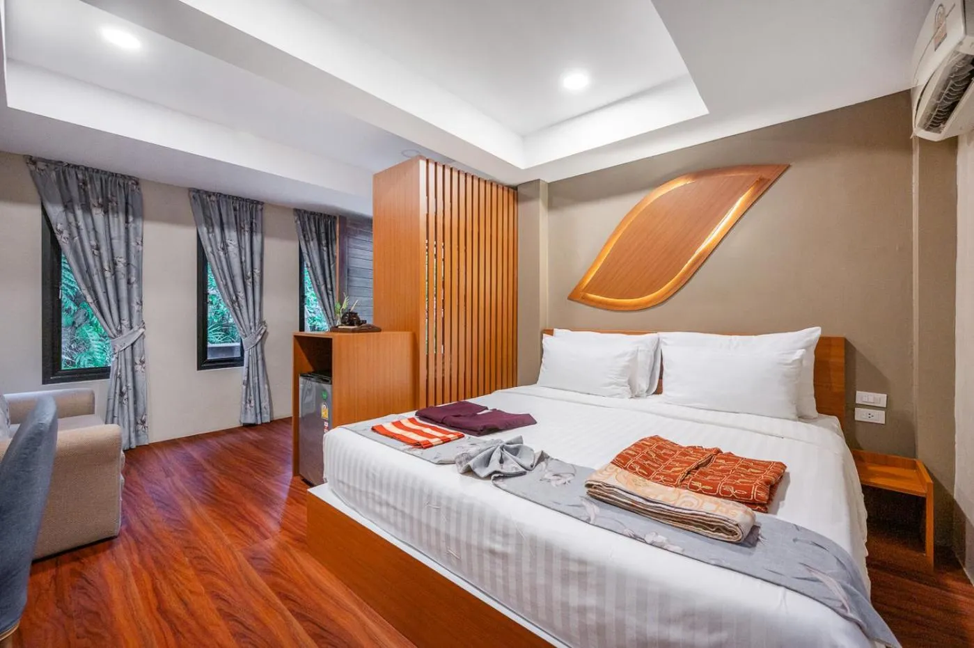 Bed in At Rice Resort