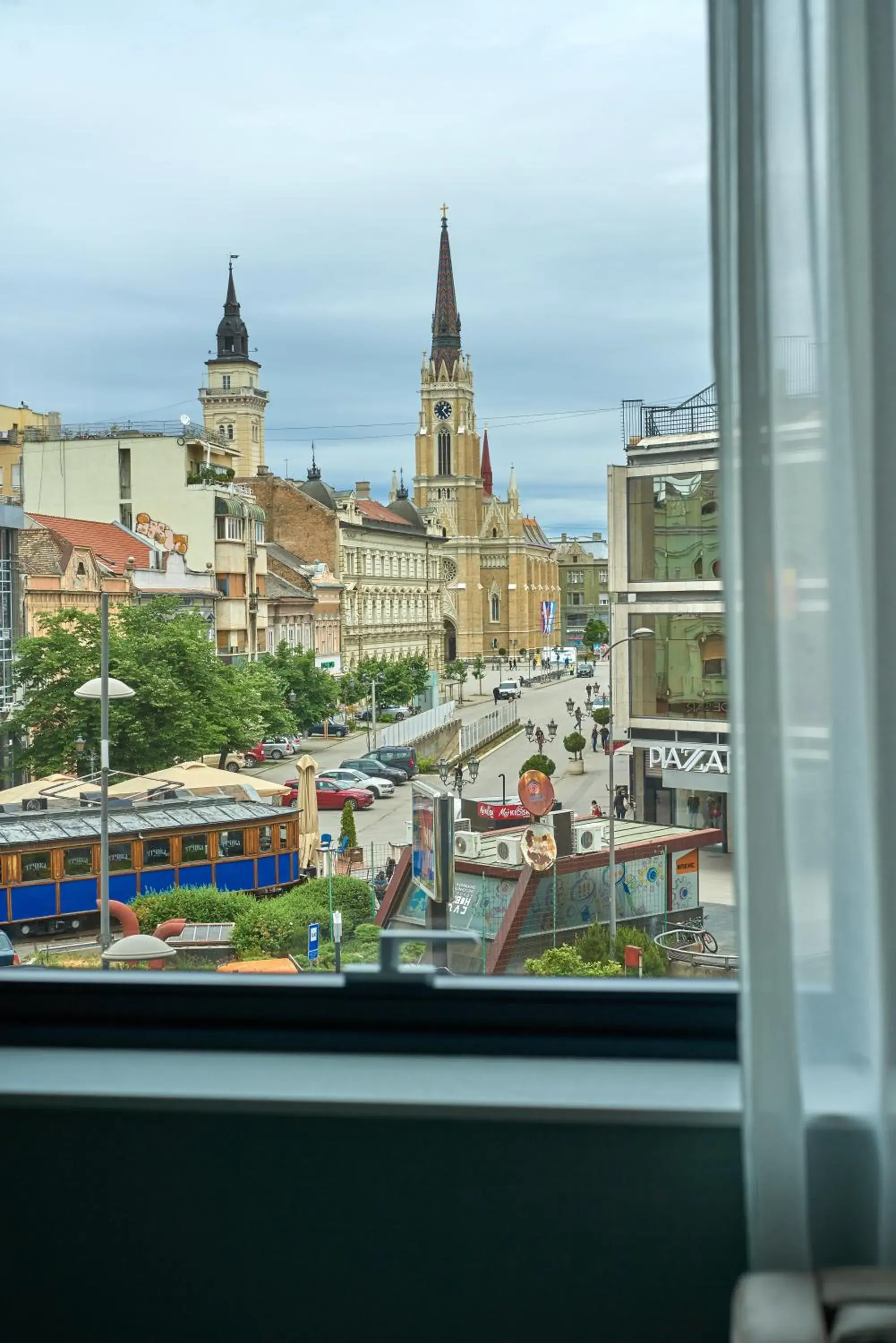City view in Hotel Pupin Novi Sad City view in Hotel Pupin Novi Sad