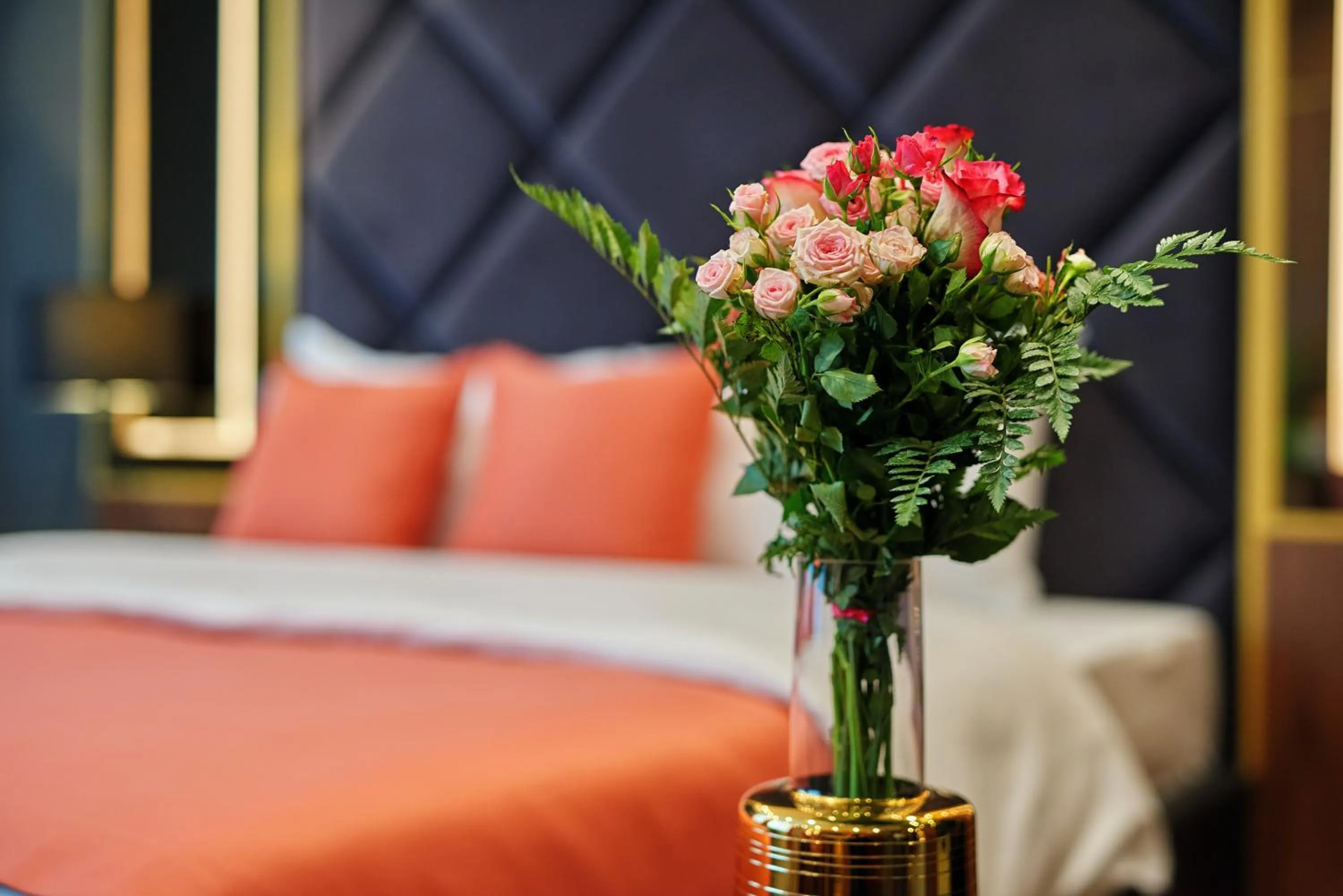 Bed in Hotel Pupin Novi Sad