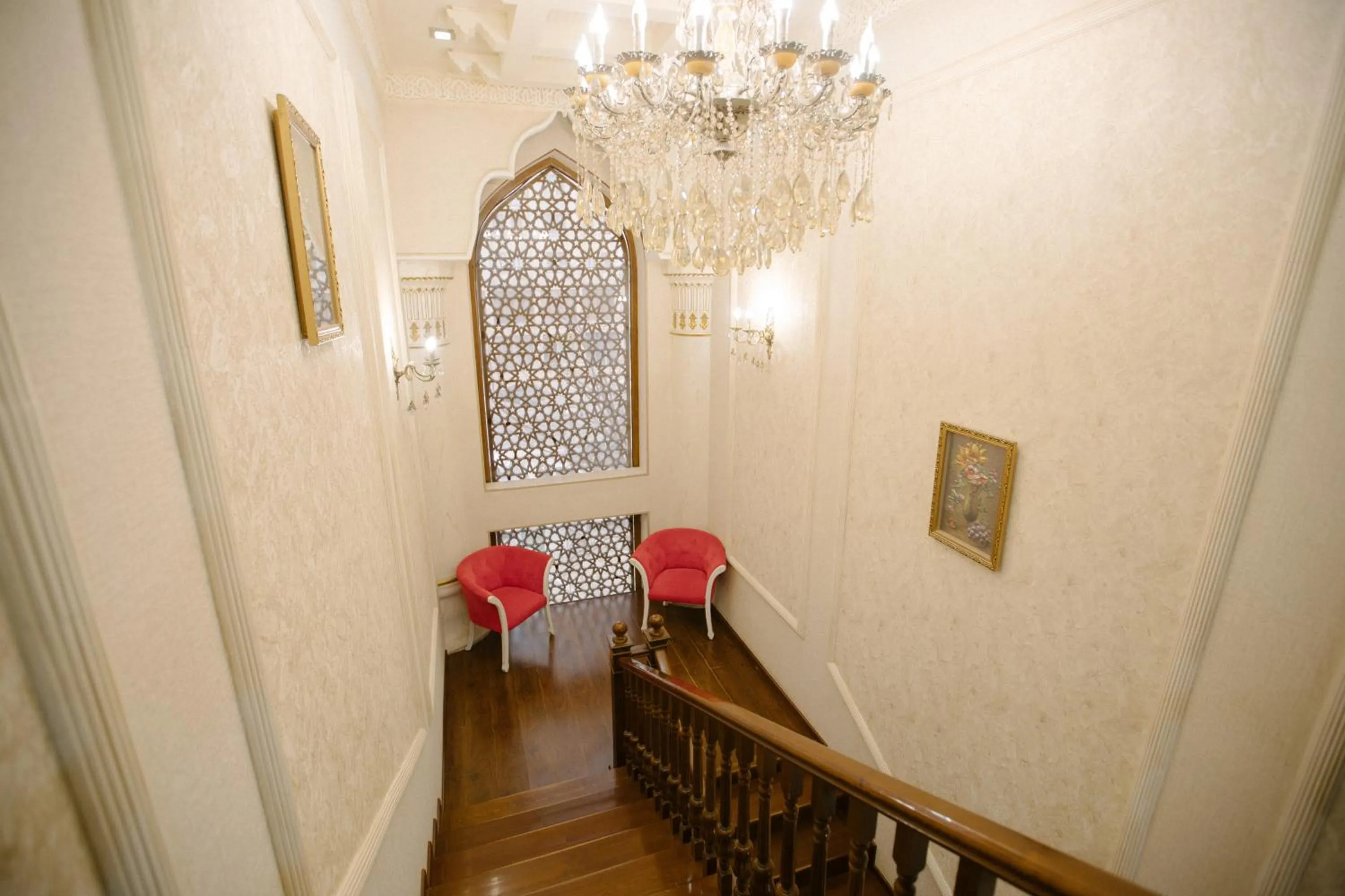 Seating area in Dendi Plaza Hotel