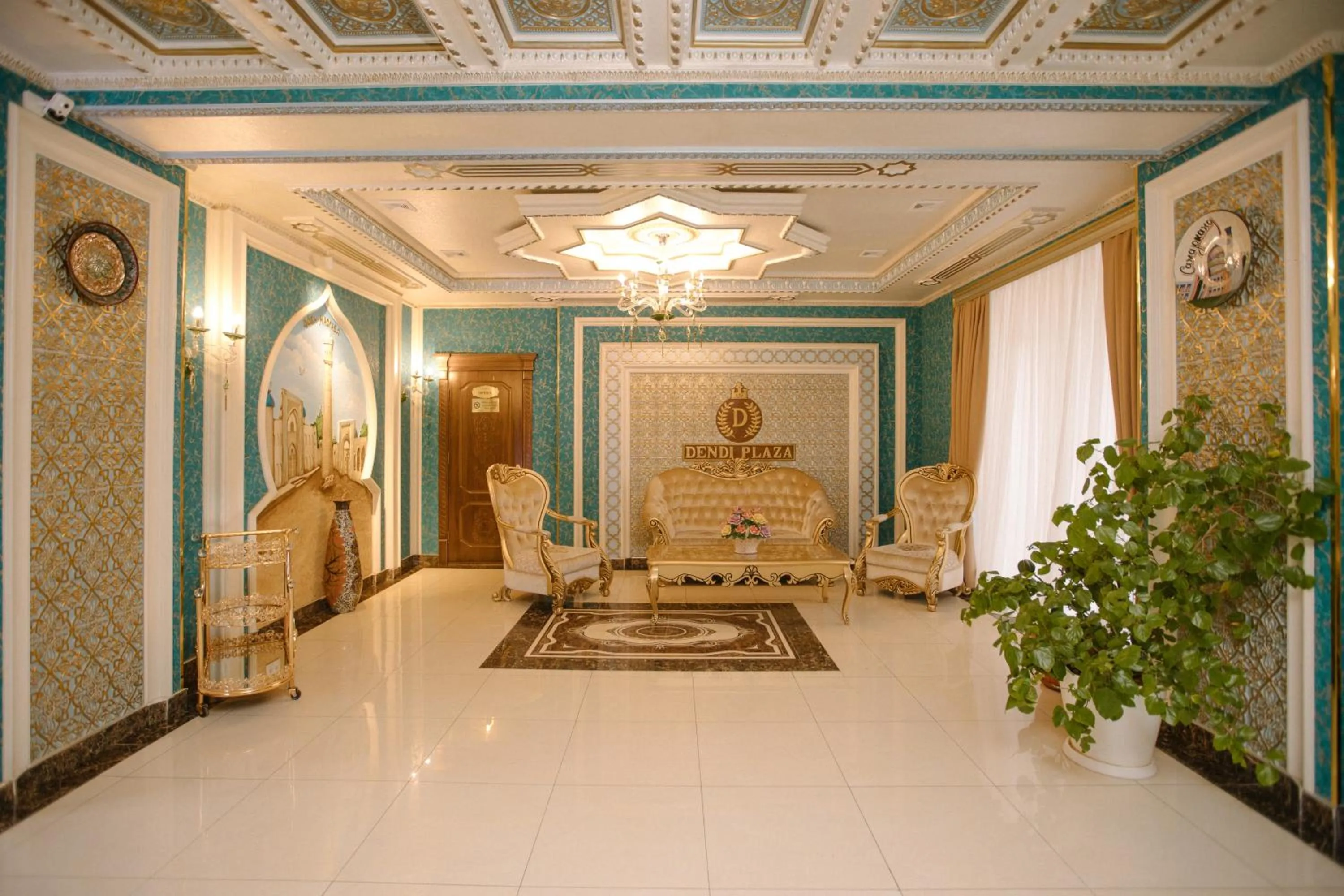 Living room in Dendi Plaza Hotel