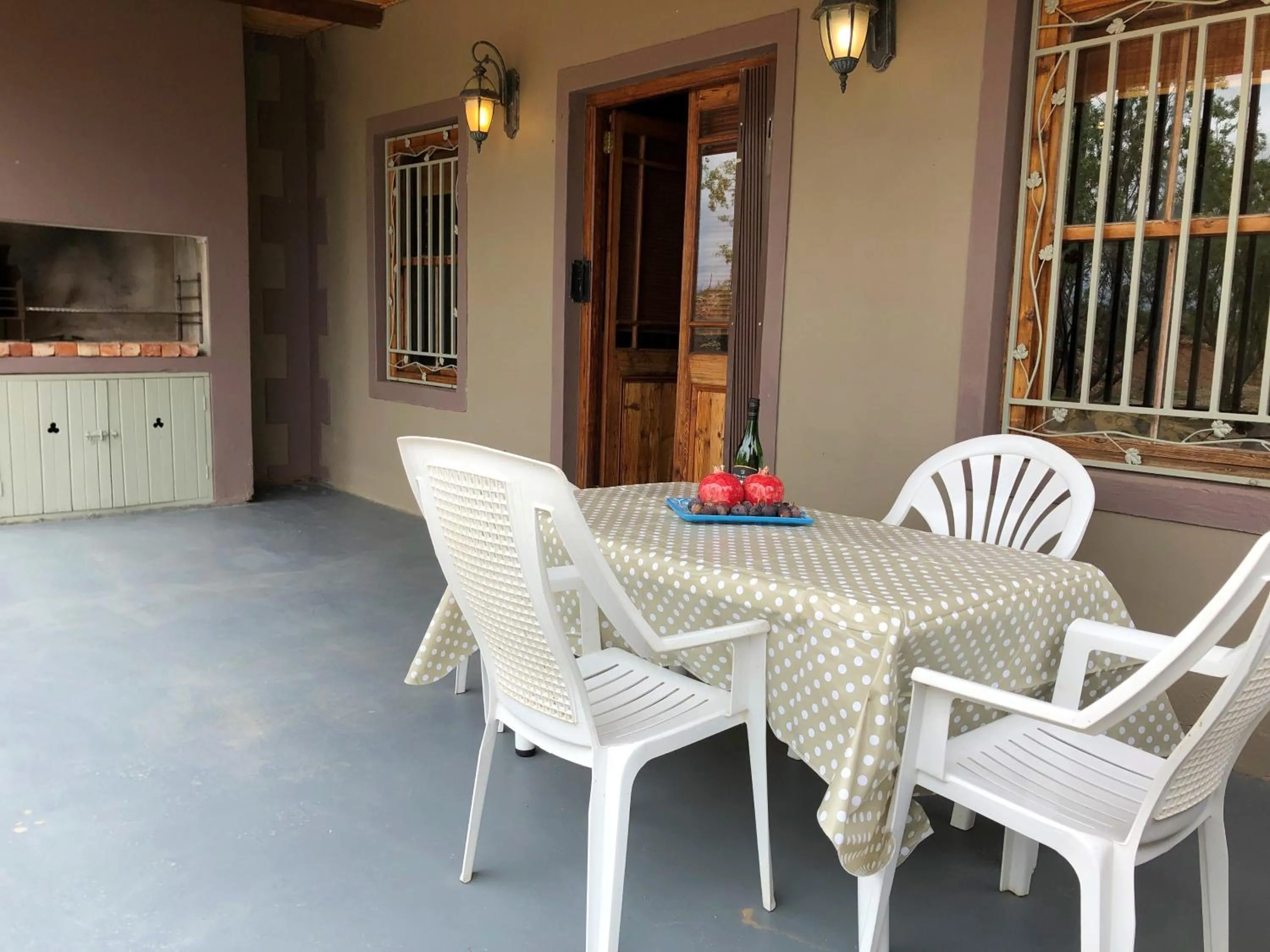 Patio in Celebratio Pomegranate Farm