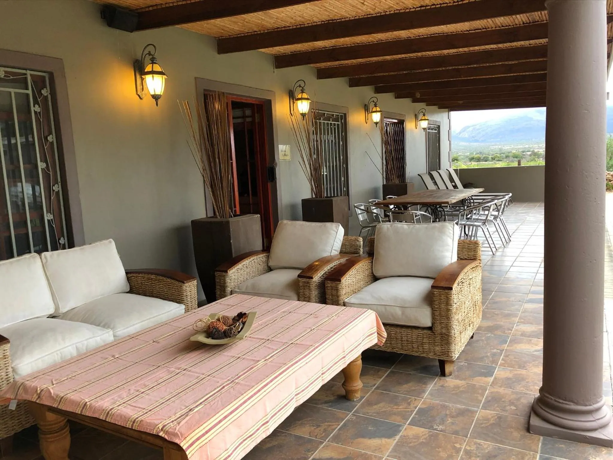 Patio in Celebratio Pomegranate Farm
