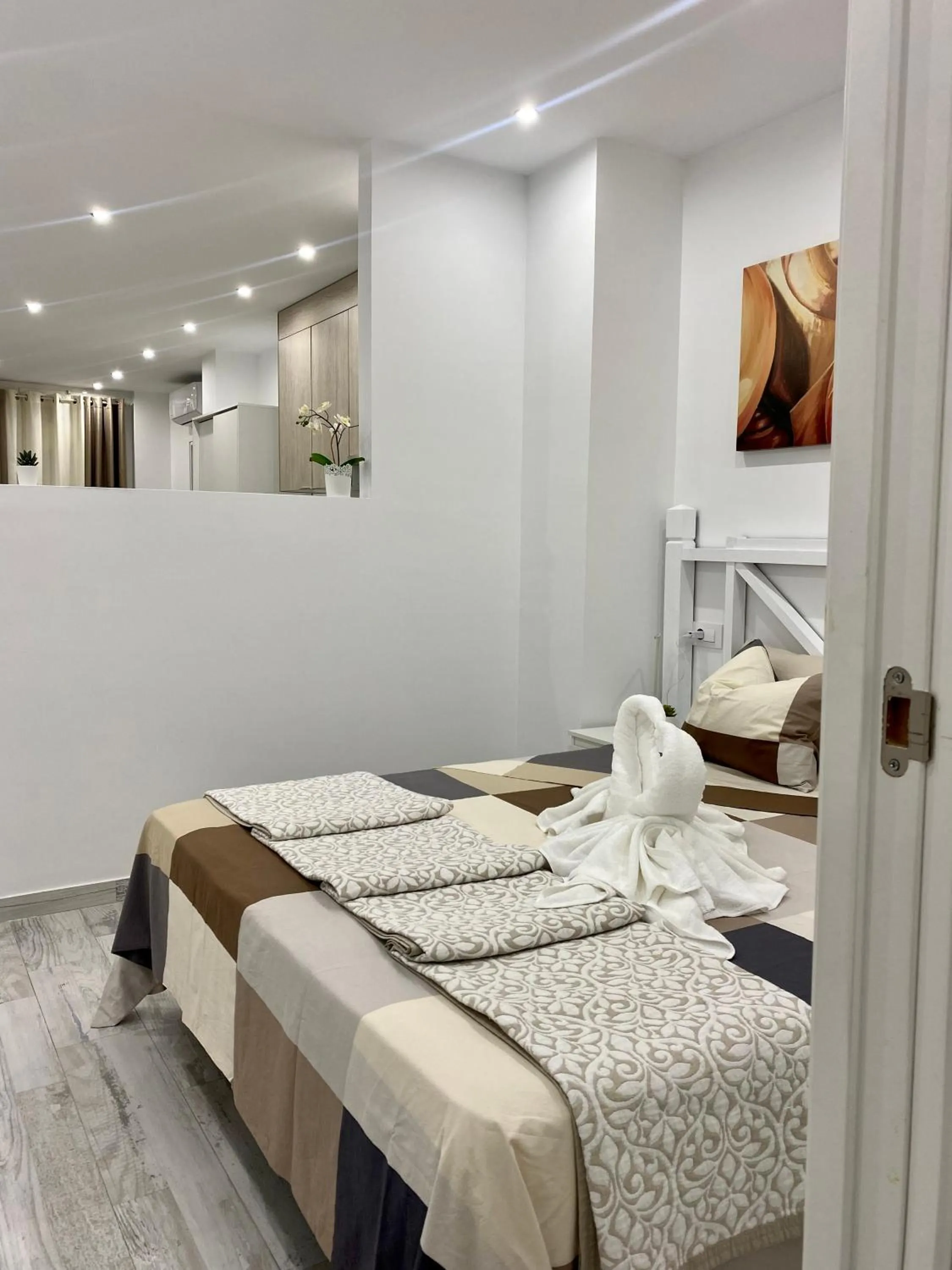 Bed in Apartament Mareverde Resort Costa Adeje