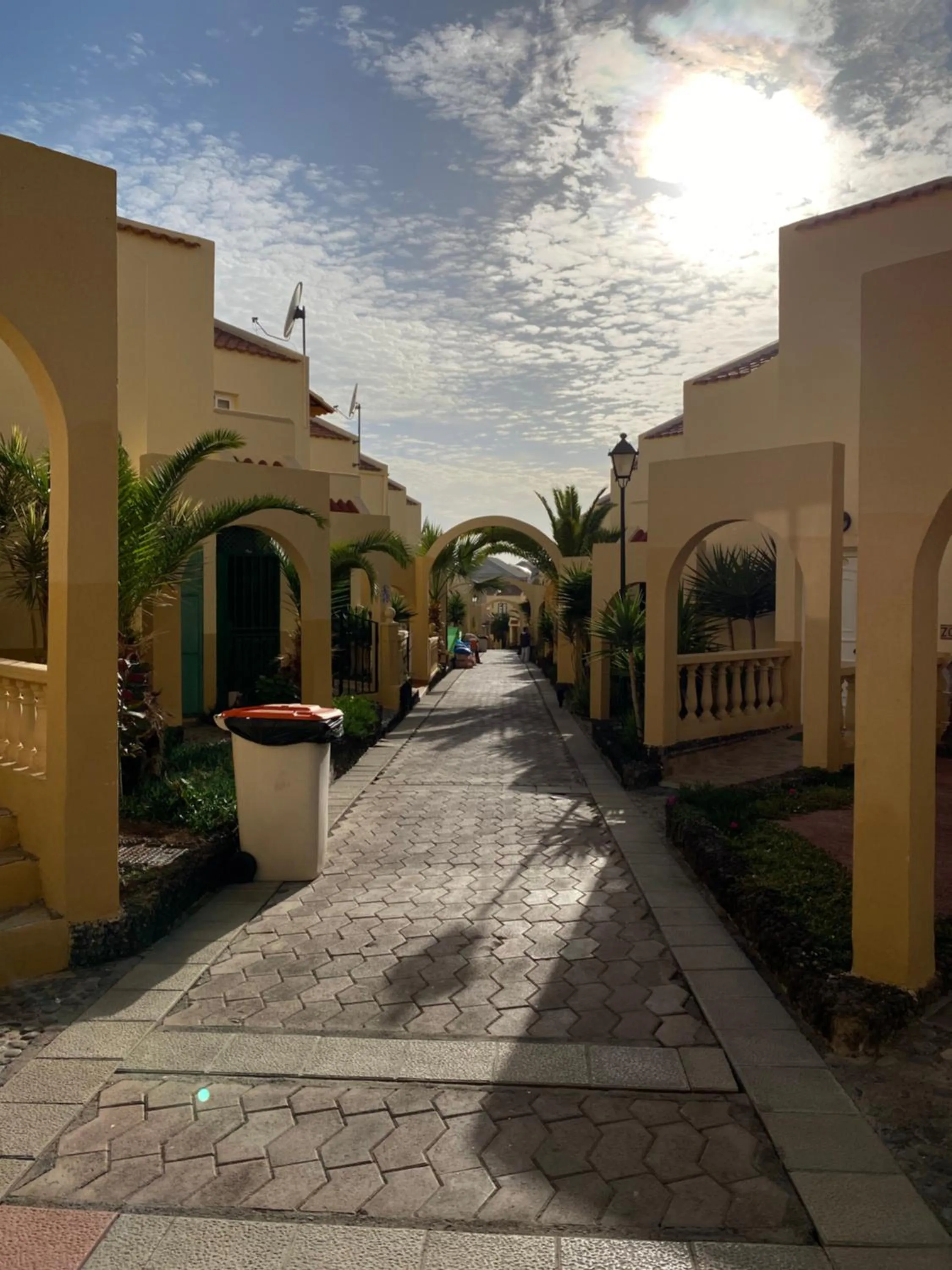 Inner courtyard view in Apartament Mareverde Resort Costa Adeje