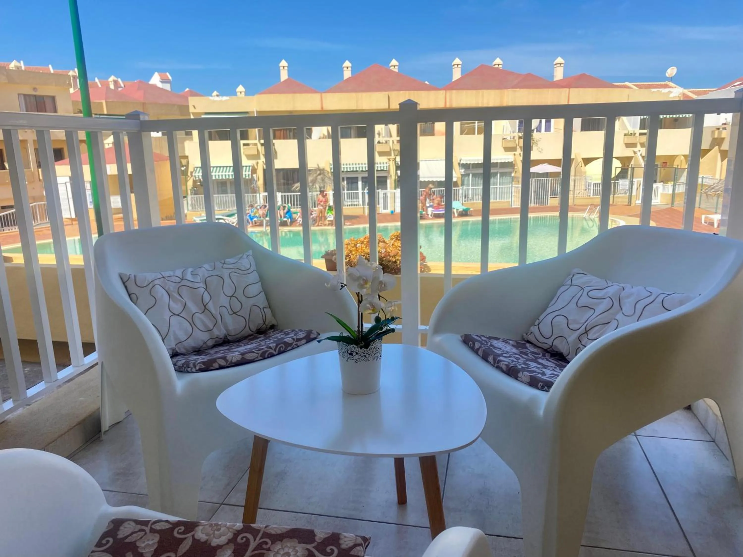 Balcony/Terrace in Apartament Mareverde Resort Costa Adeje