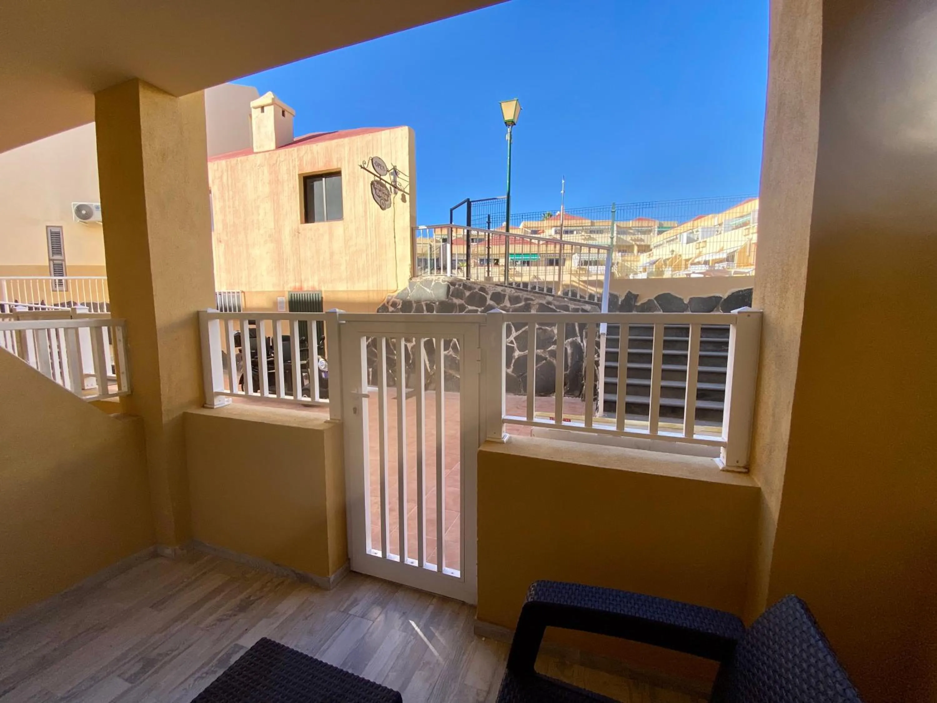 Patio in Apartament Mareverde Resort Costa Adeje