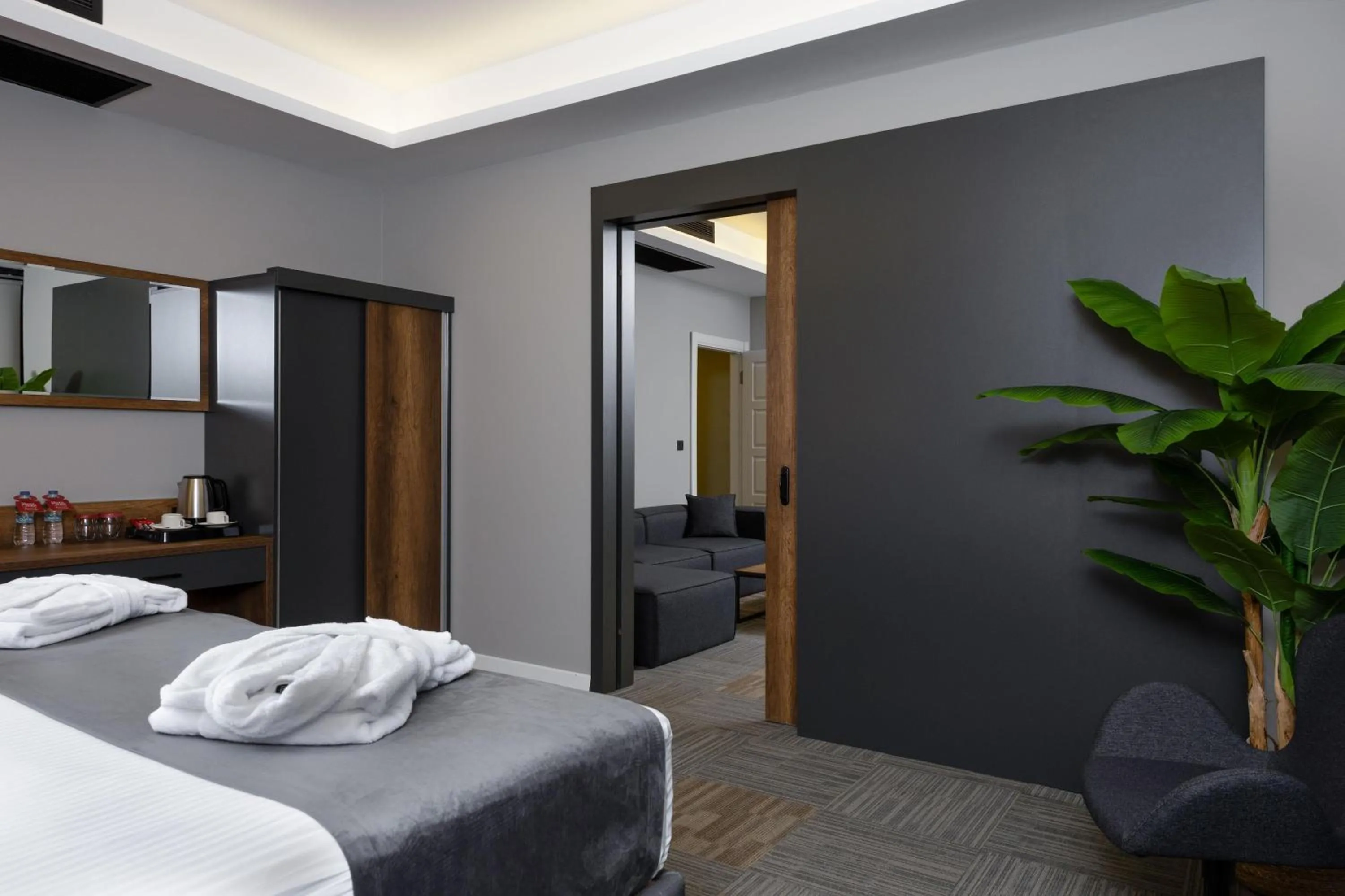 Bed in The Plaza Hotel Edirne