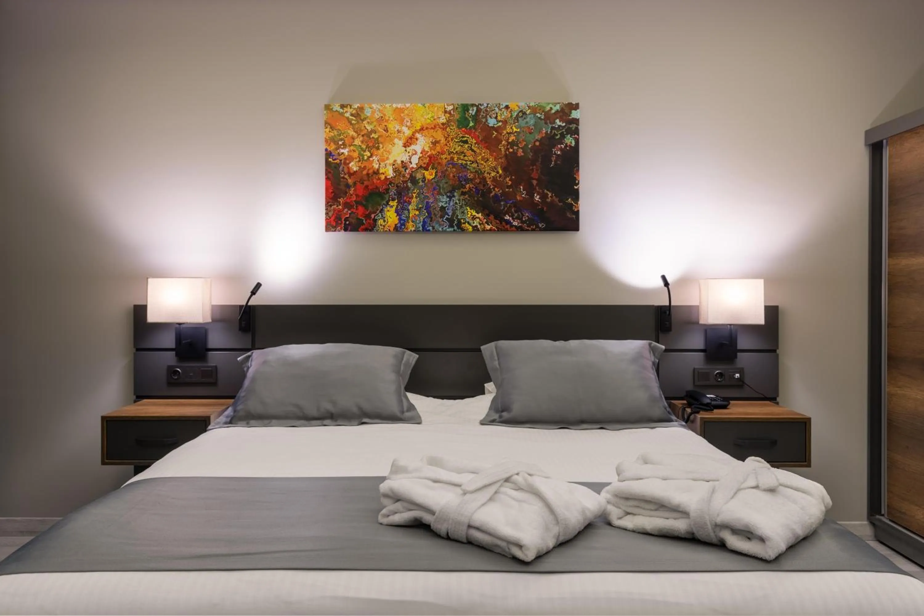 Bed in The Plaza Hotel Edirne