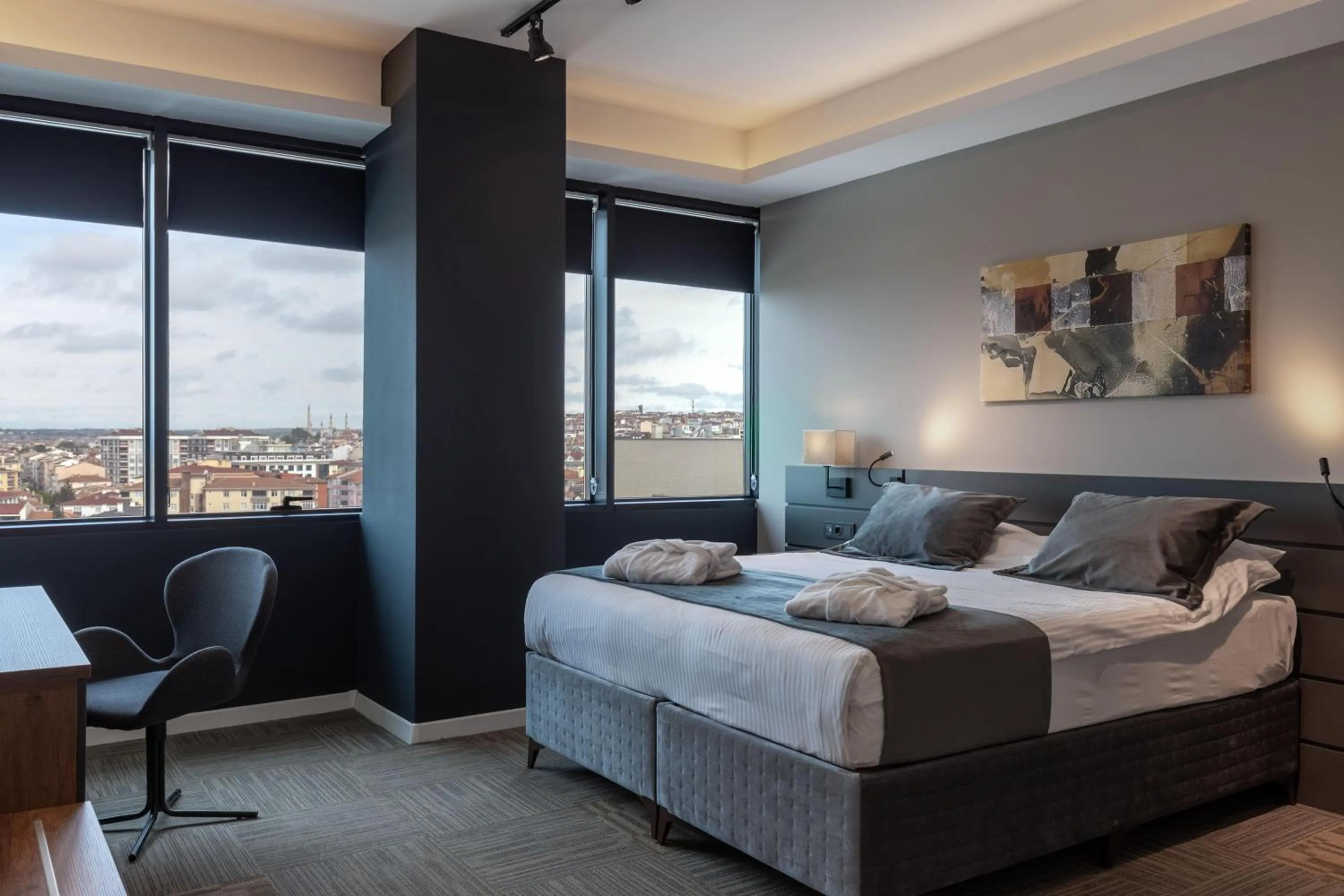 Bed in The Plaza Hotel Edirne