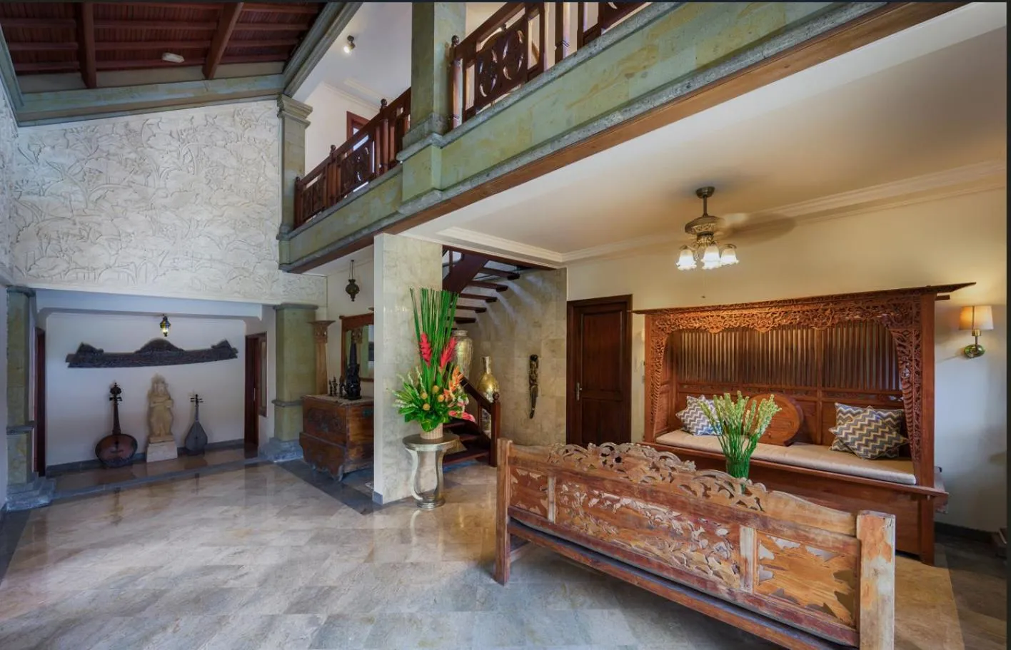 Living room in Villa Deh Simba at Oberoi