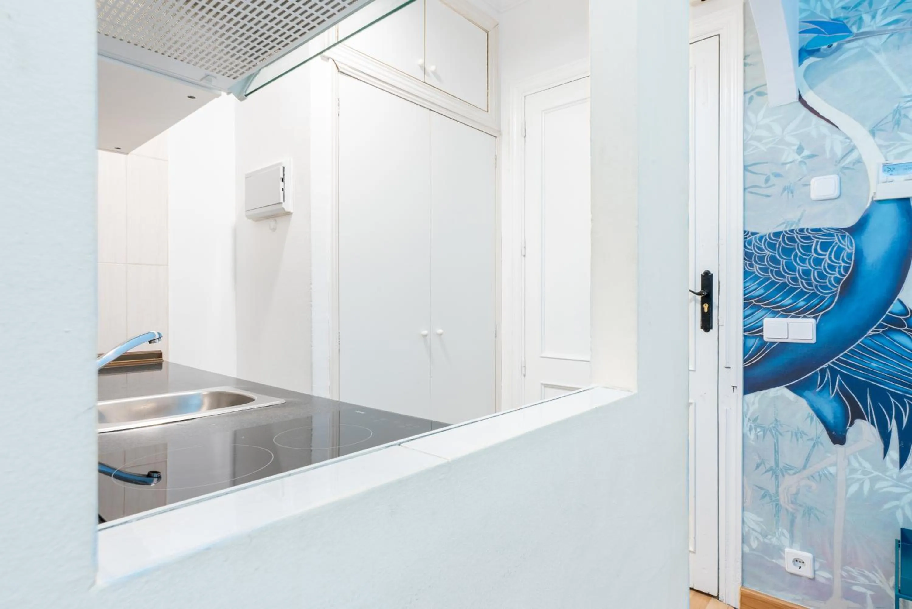 Kitchen or kitchenette in Smartr Madrid Gran Via 47