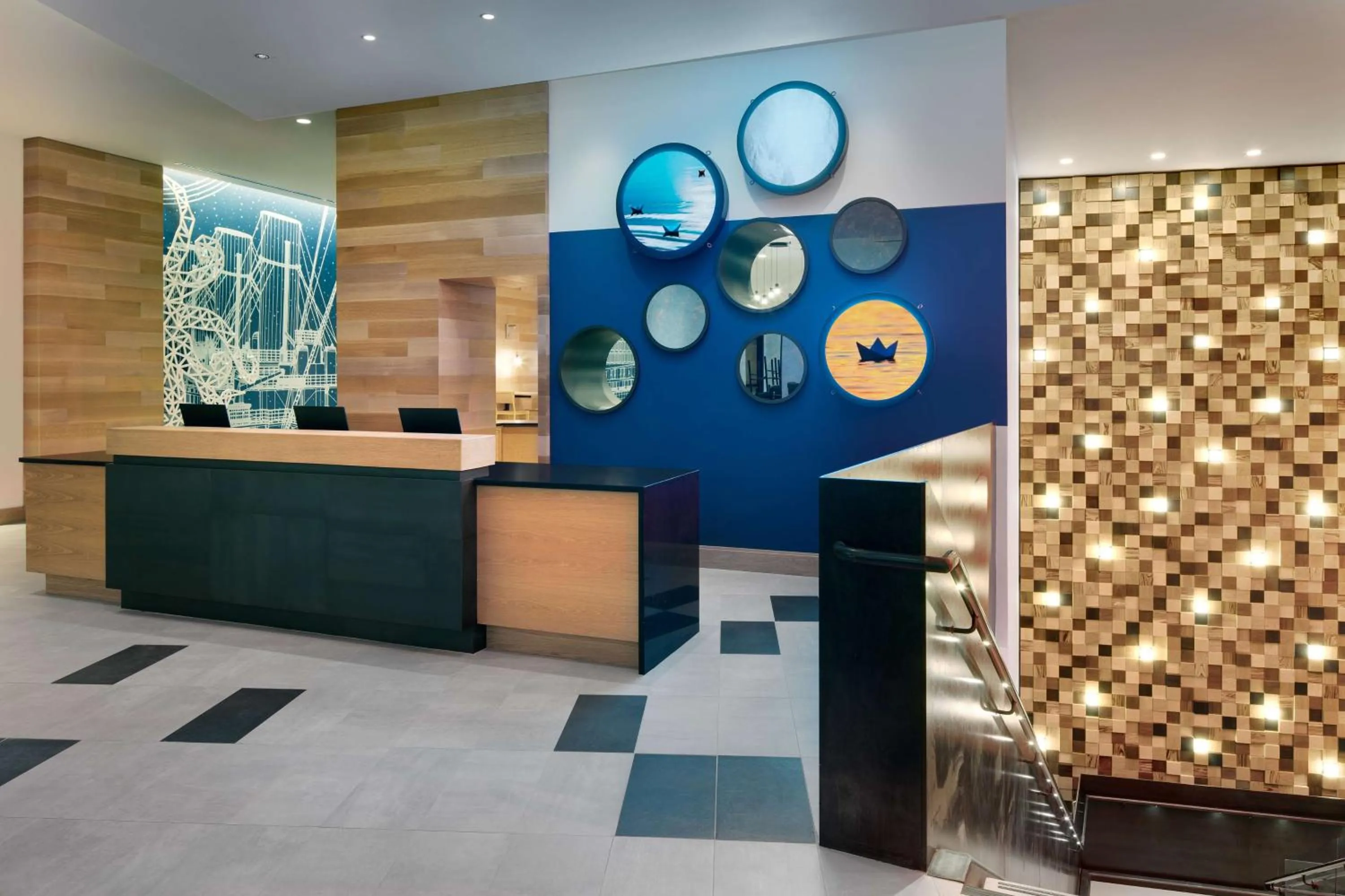 Lobby or reception in Hyatt Place Boston/Seaport District