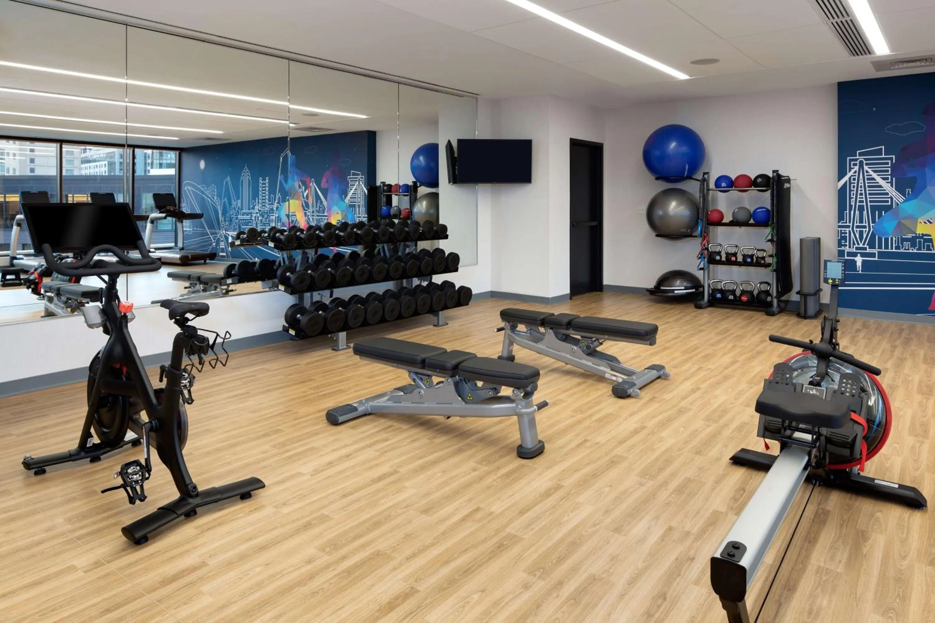 Fitness centre/facilities in Hyatt Place Boston/Seaport District