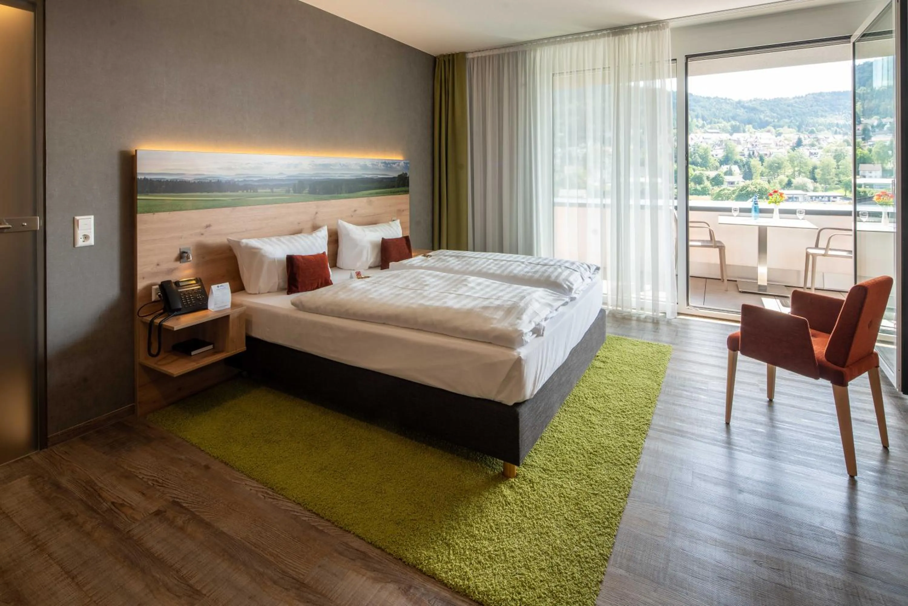 Photo of the whole room, Bed in Hotel Schlossberg Wehingen