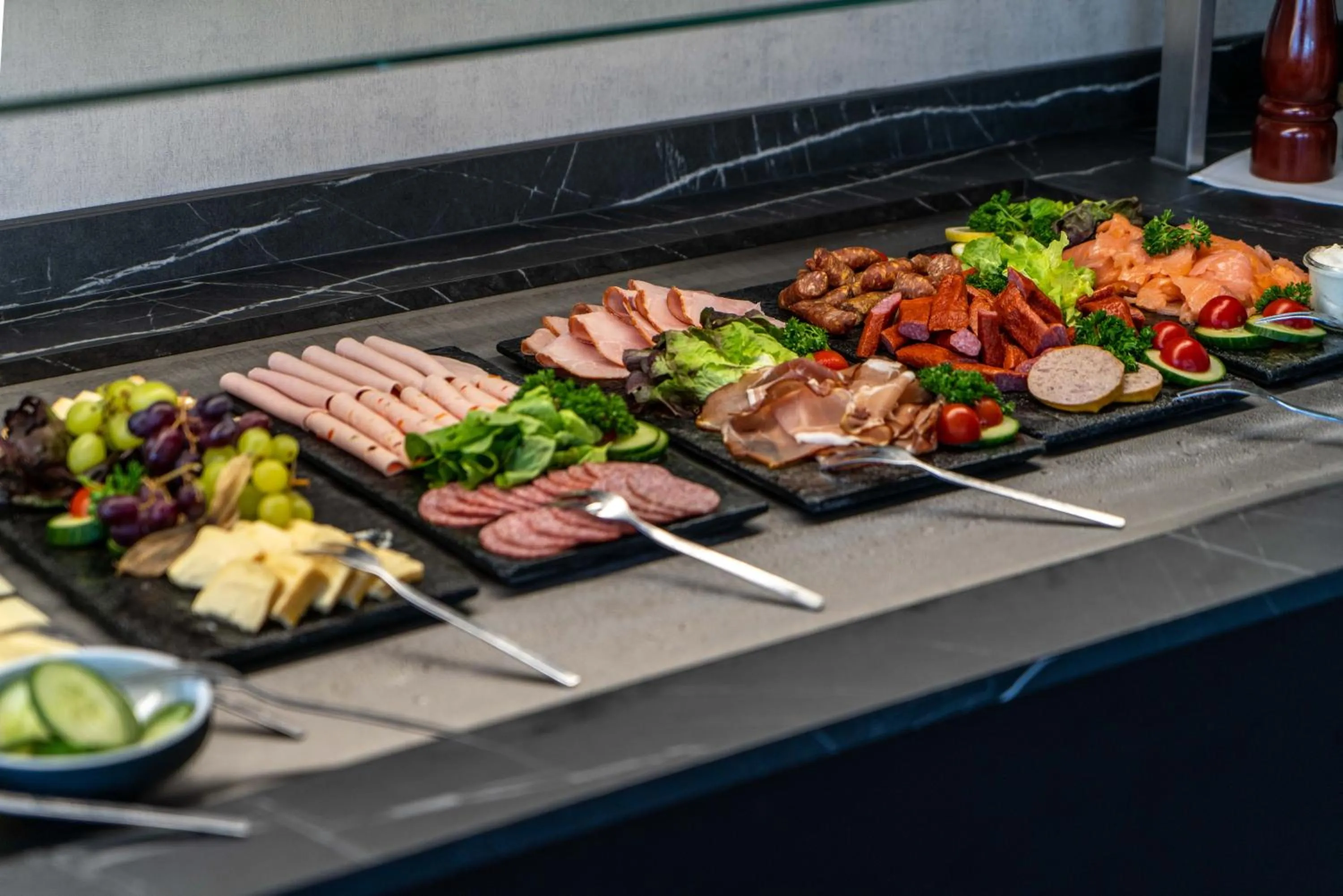 Buffet breakfast in Hotel Schlossberg Wehingen