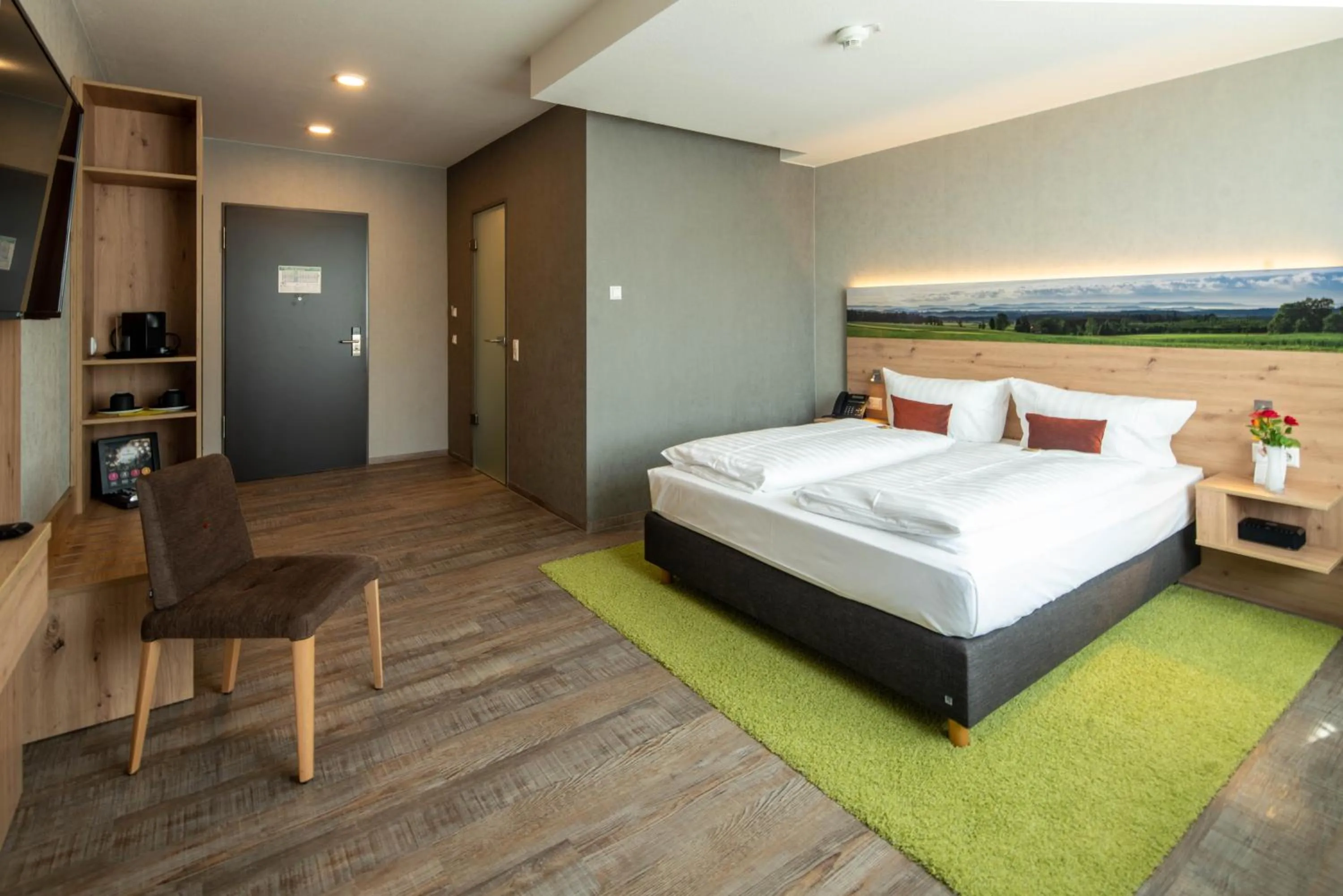 Photo of the whole room, Bed in Hotel Schlossberg Wehingen