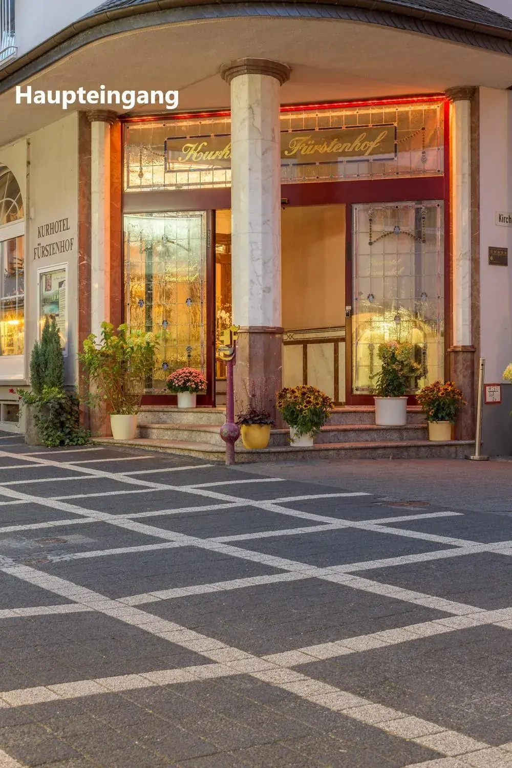 Property building in Hotel Fürstenhof Bad Bertrich Property building in Hotel Fürstenhof Bad Bertrich