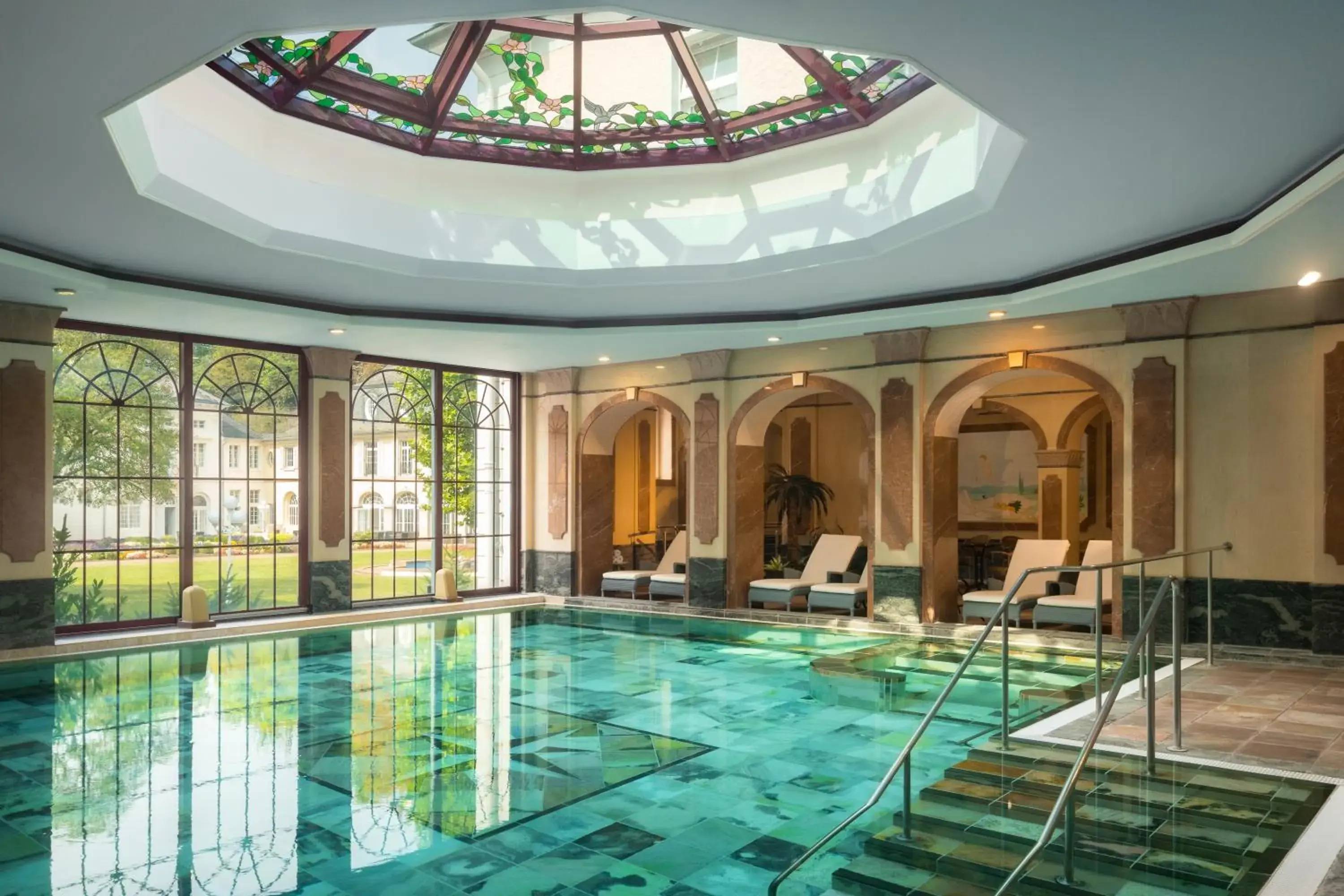 Swimming pool in Hotel Fürstenhof Bad Bertrich Swimming pool in Hotel Fürstenhof Bad Bertrich