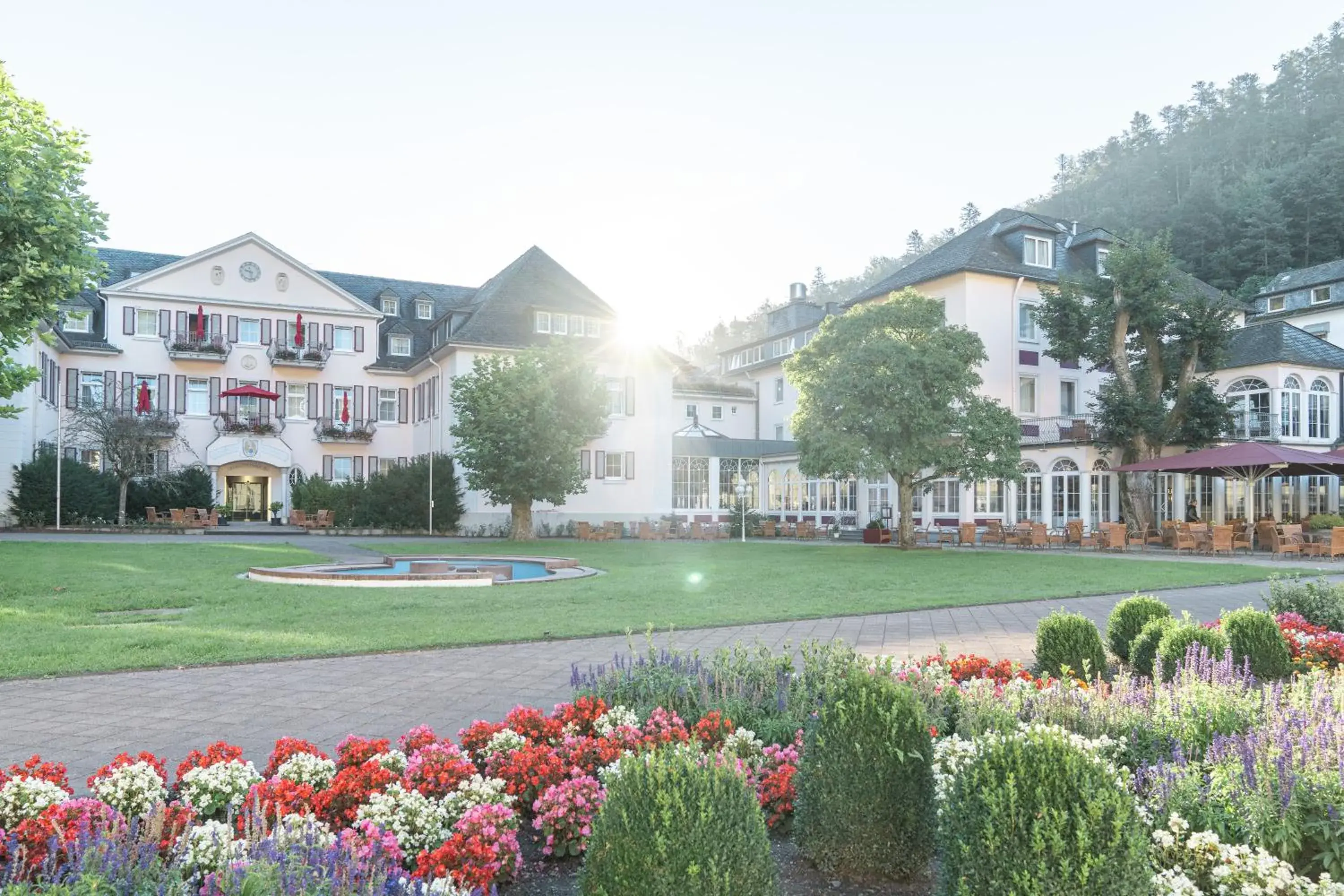 Property building in Hotel Fürstenhof Bad Bertrich Property building in Hotel Fürstenhof Bad Bertrich