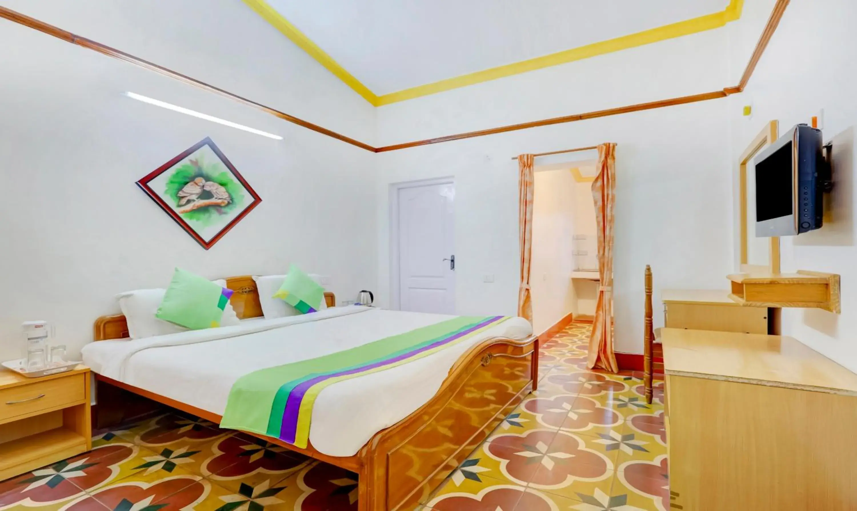 Bedroom, Bed in Treebo Atithi Bhavan, 1 Km From Ooty Lake Bedroom, Bed in Treebo Atithi Bhavan, 1 Km From Ooty Lake