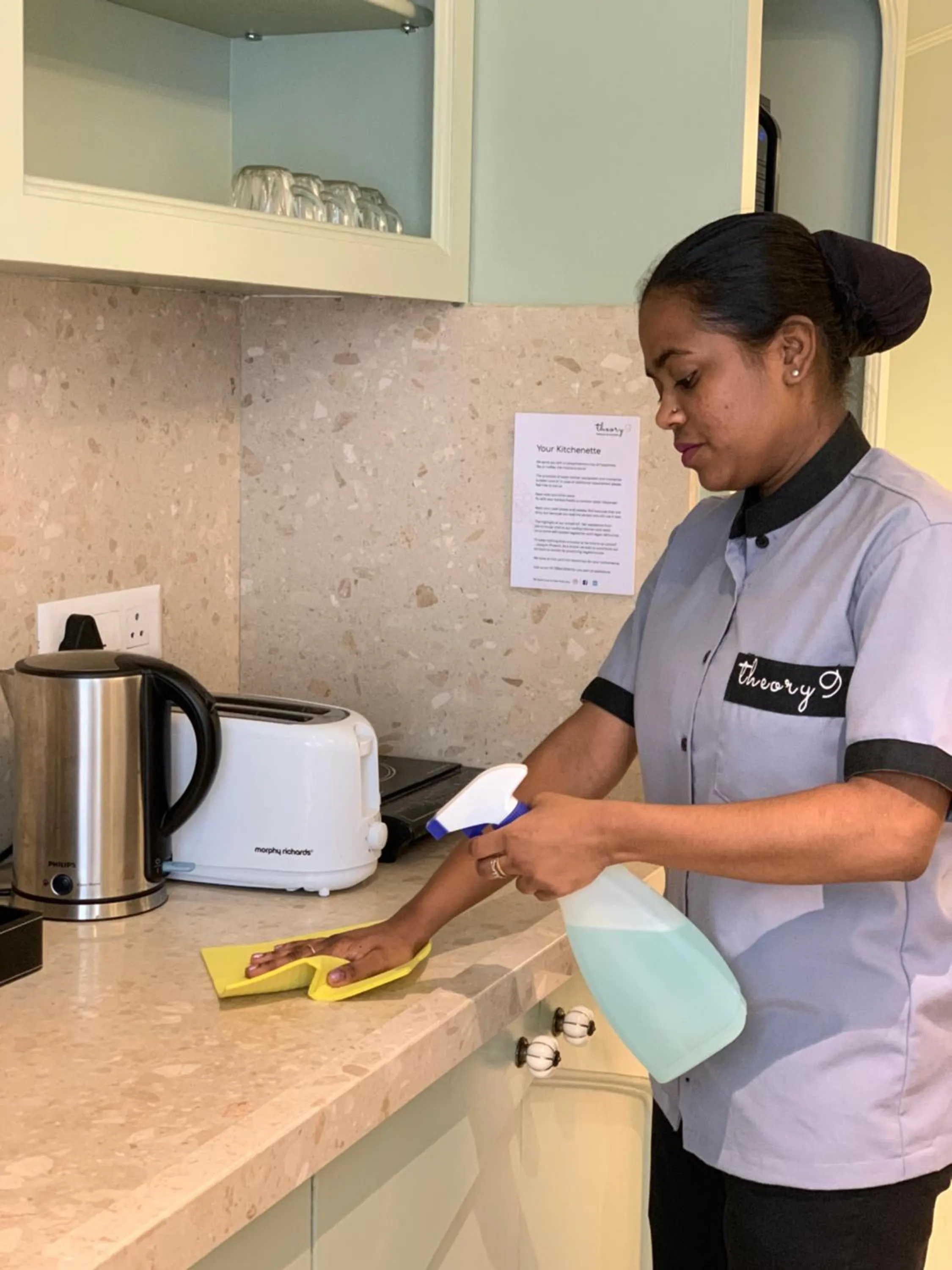 Staff in Theory9 Premium Service Apartments Bandra