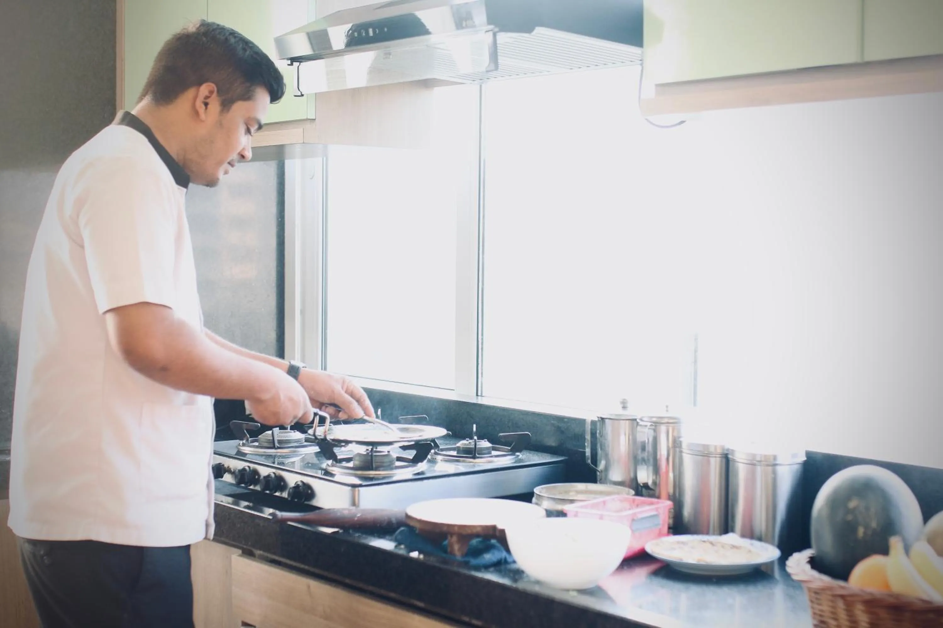 Breakfast in Theory9 Premium Service Apartments Bandra