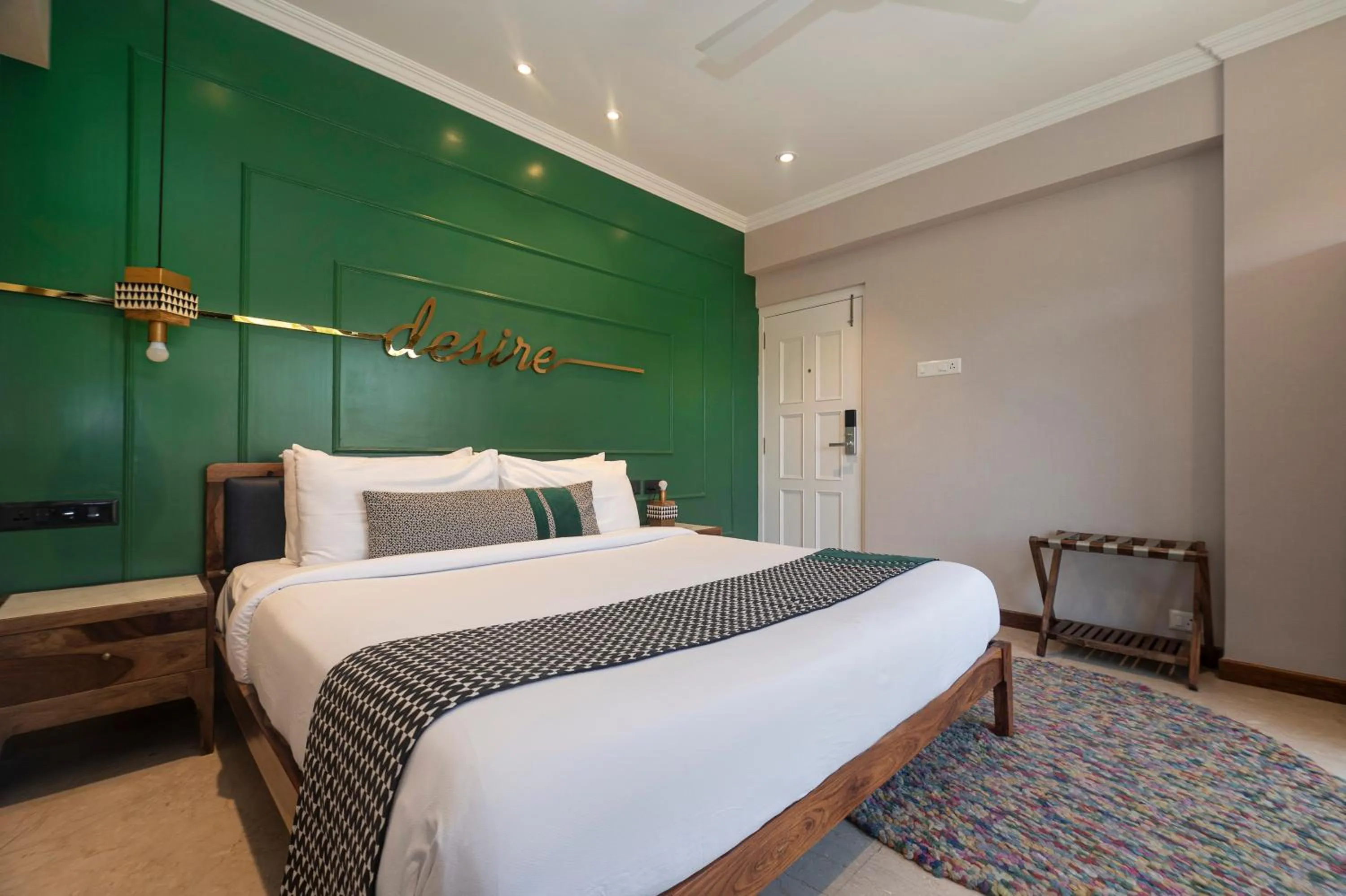 Bedroom, Bed in Theory9 Premium Service Apartments Bandra