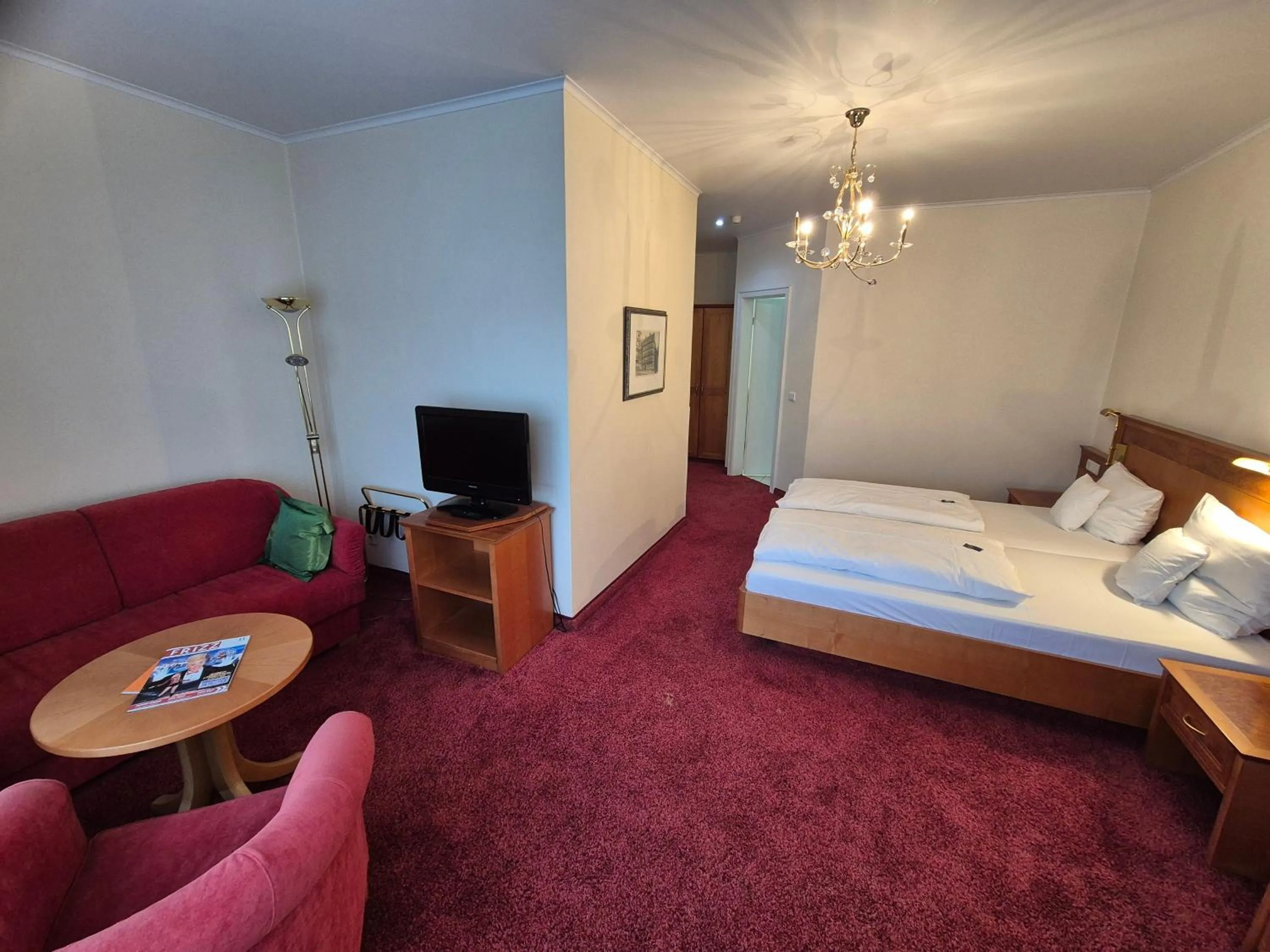 Bed in Hotel Beethoven