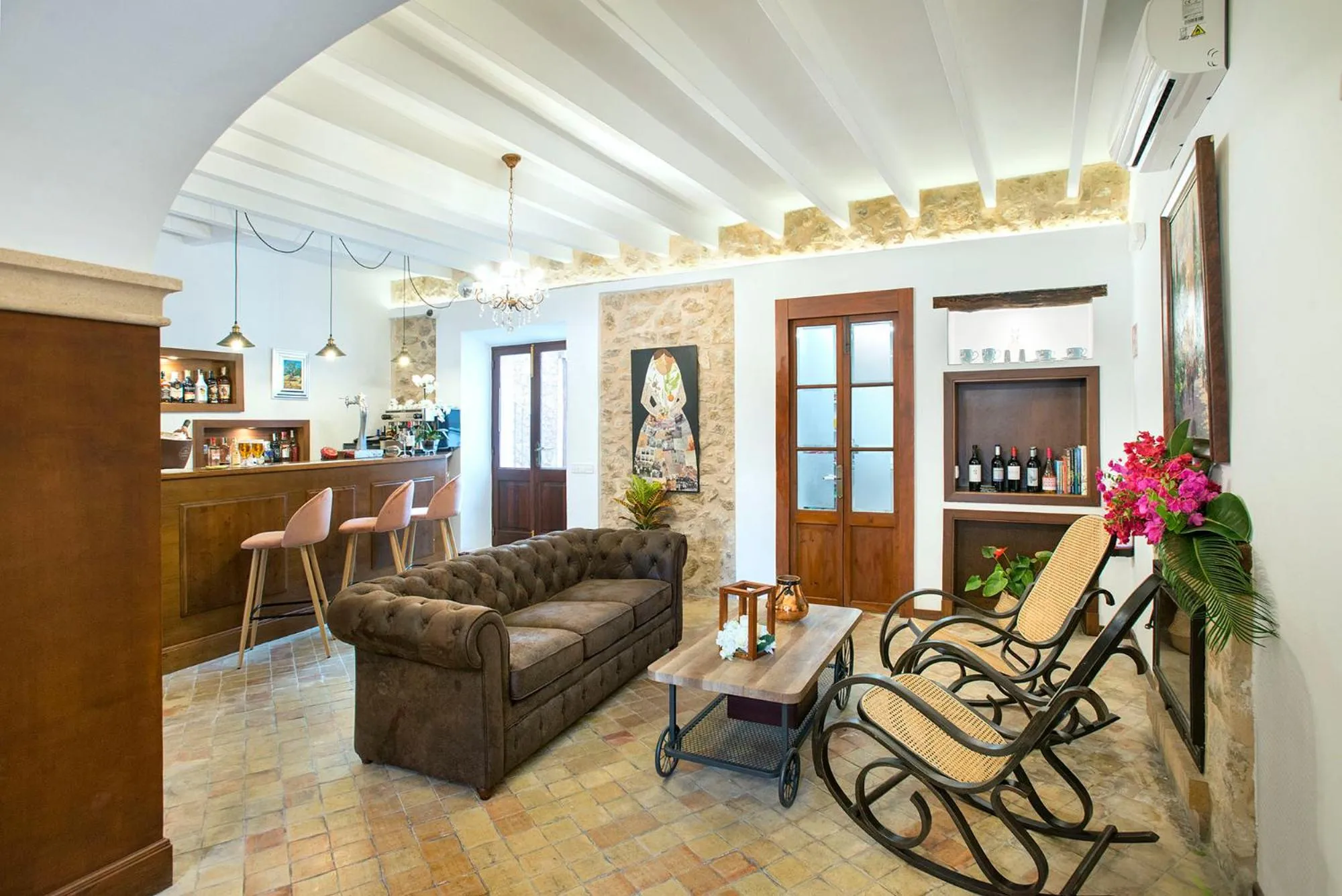 Lounge or bar in Petit Caimari - Turismo de interior