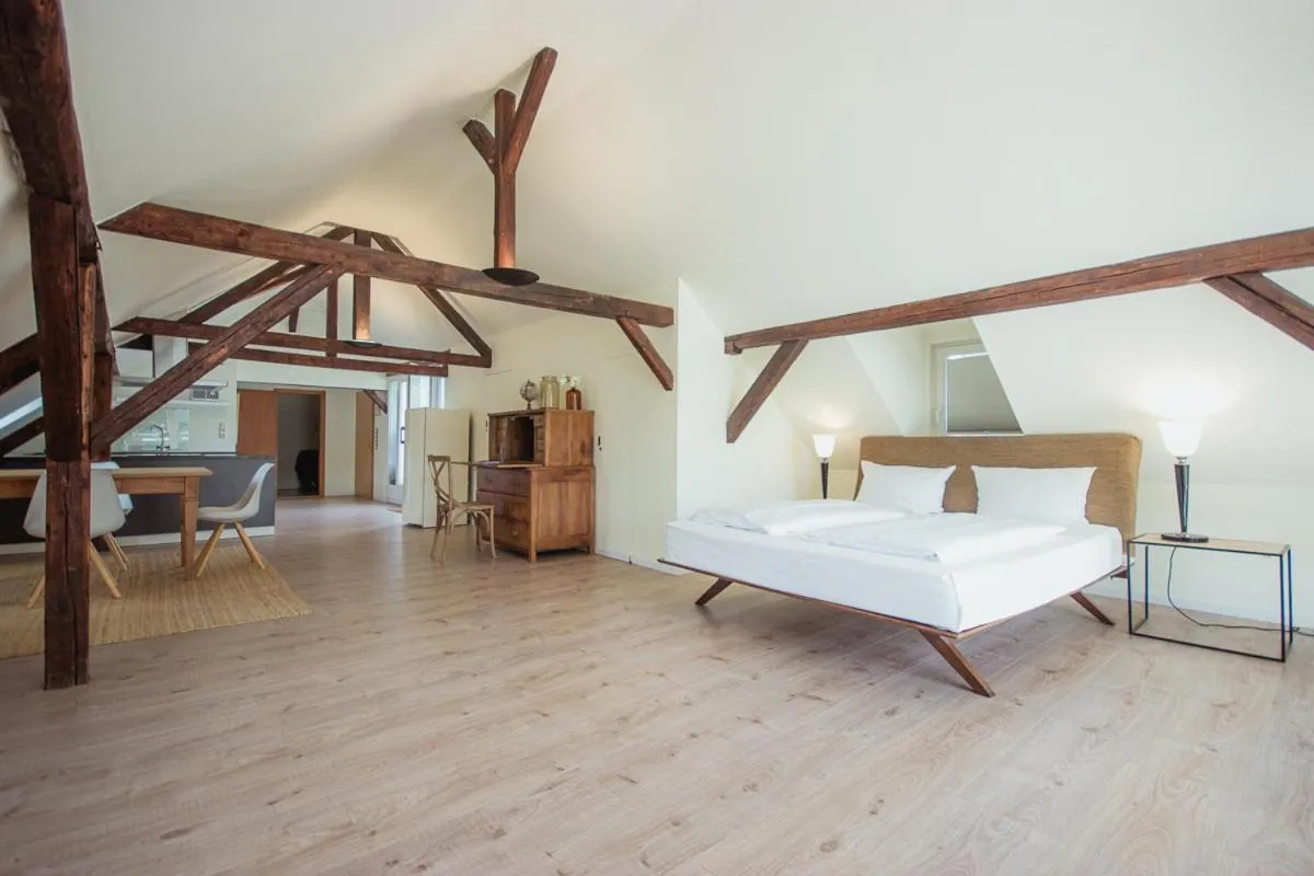 Photo of the whole room, Bed in Hotel Trabener Hof