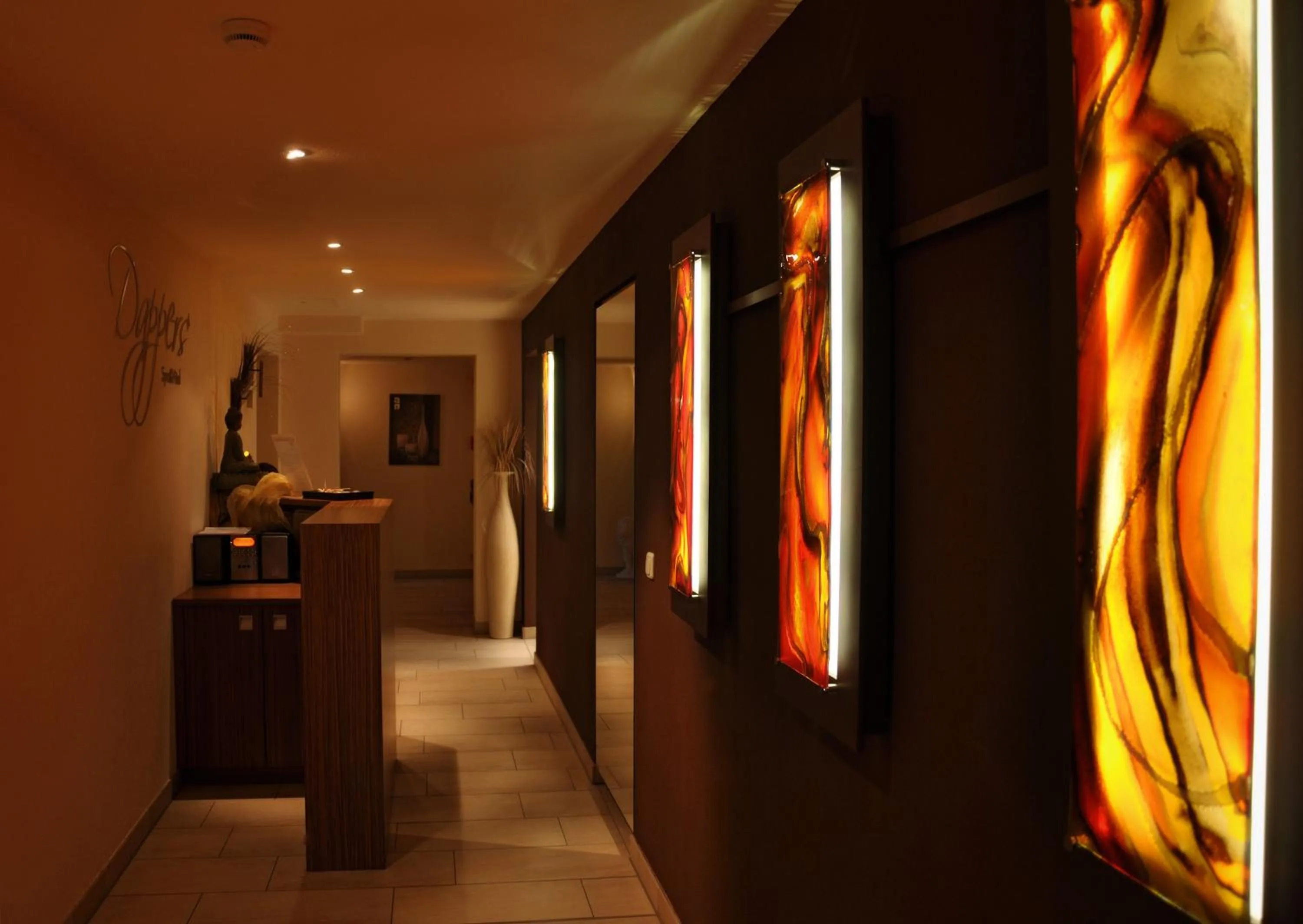 Decorative detail in Dappers Wellness Hotel