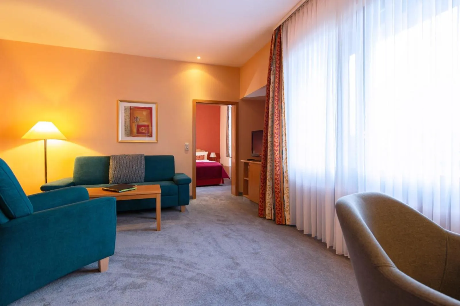 Living room, Bed in Dappers Wellness Hotel