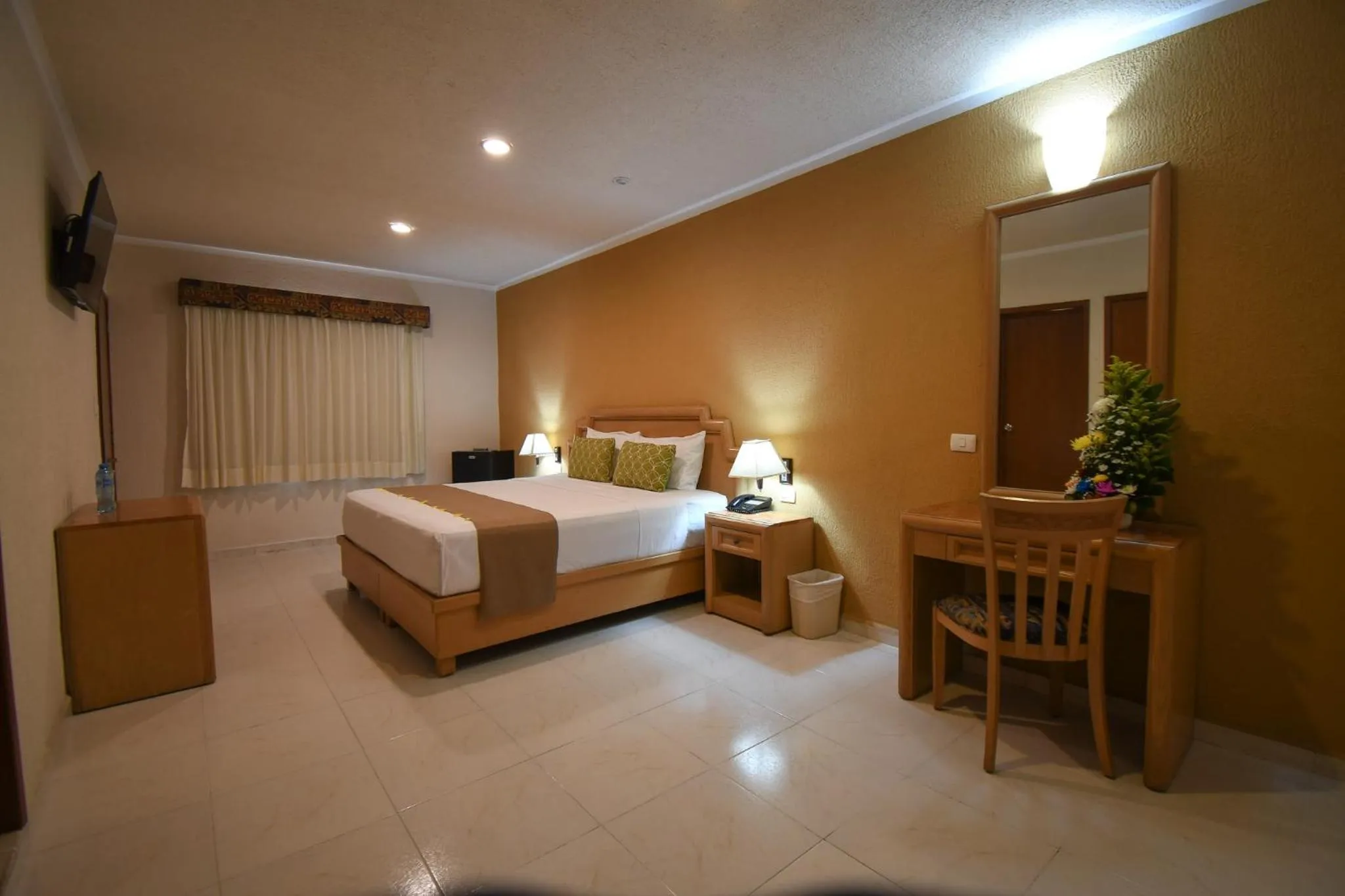 Bed in Tecnohotel Itzáes