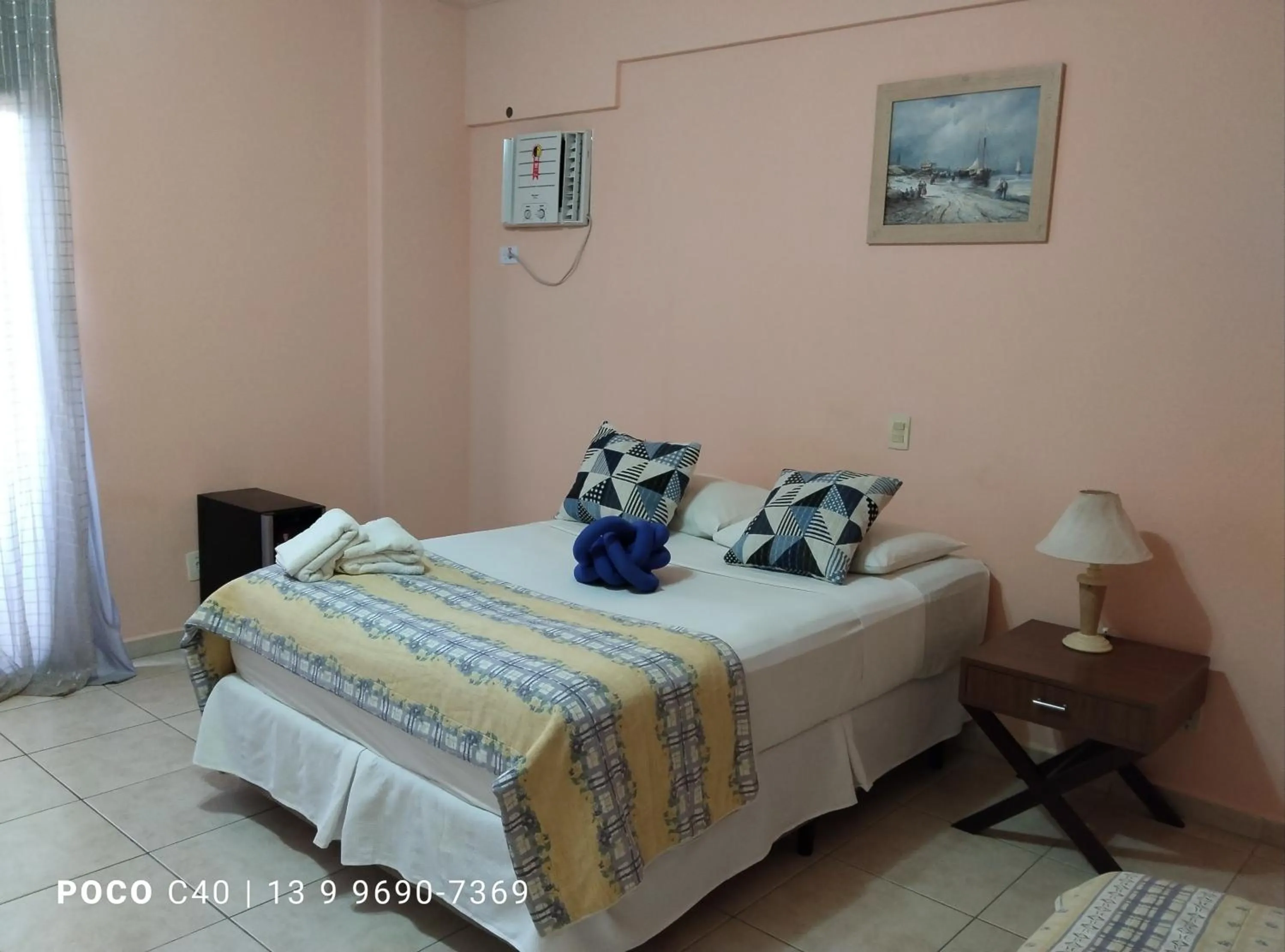 Bed in Hotel Canto do Atlântico