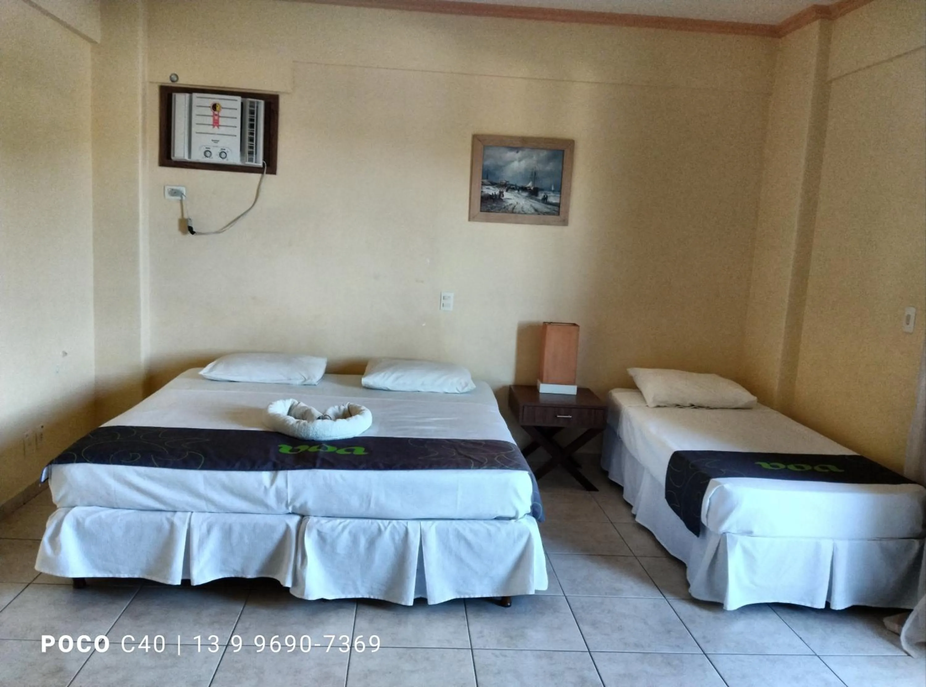 Bed in Hotel Canto do Atlântico