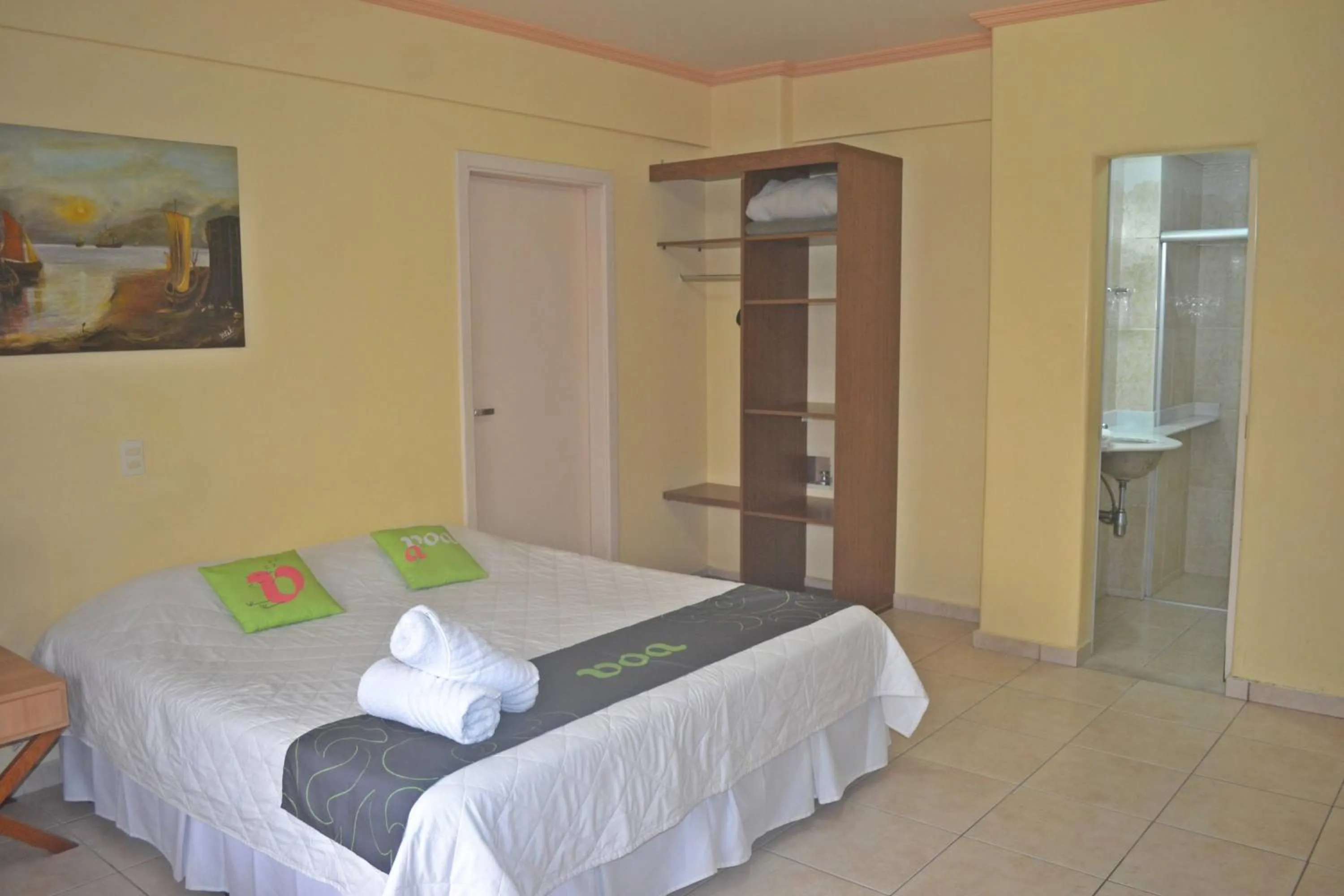 Bed in Hotel Canto do Atlântico