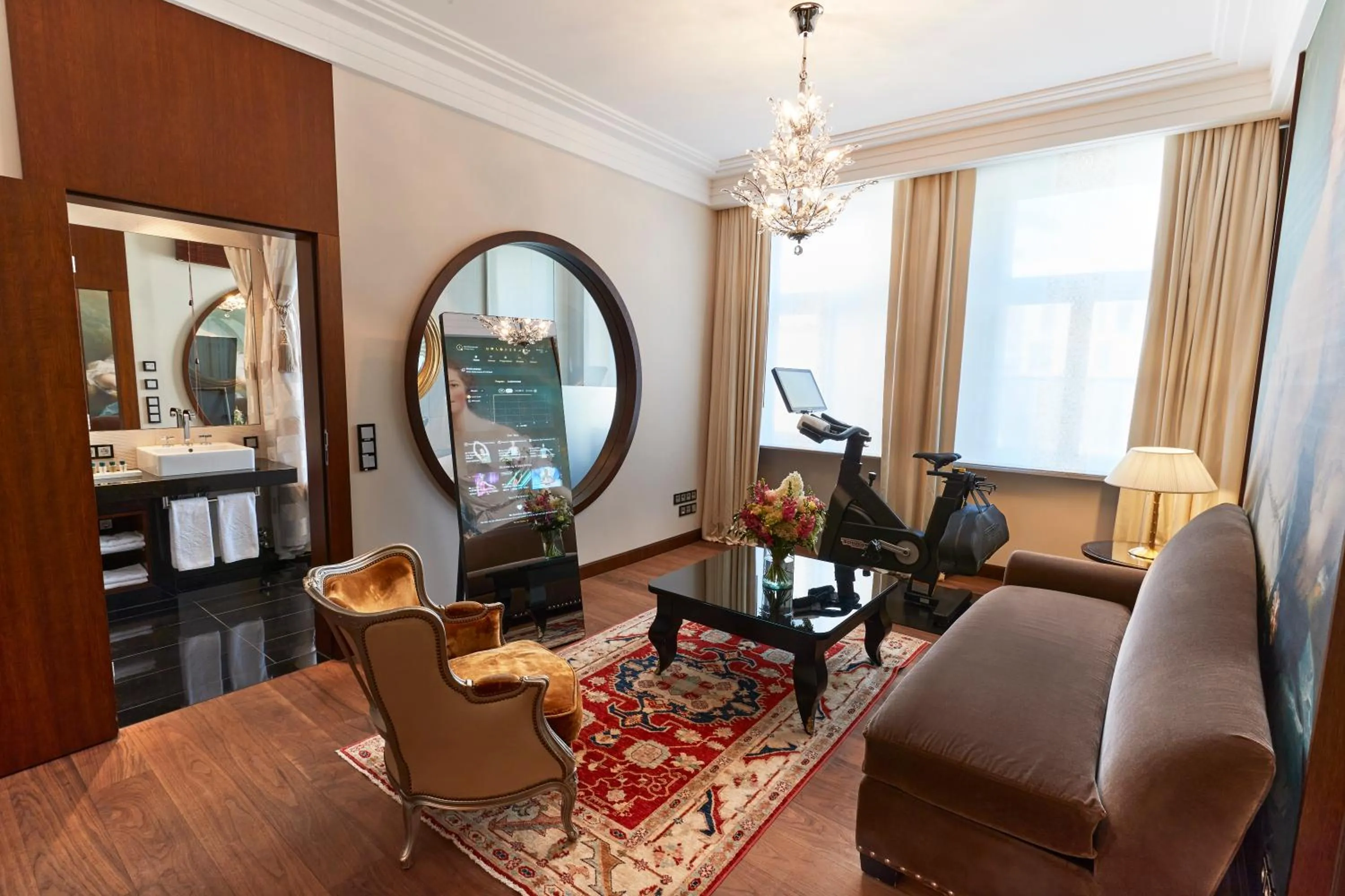 Living room in Vier Jahreszeiten Kempinski München