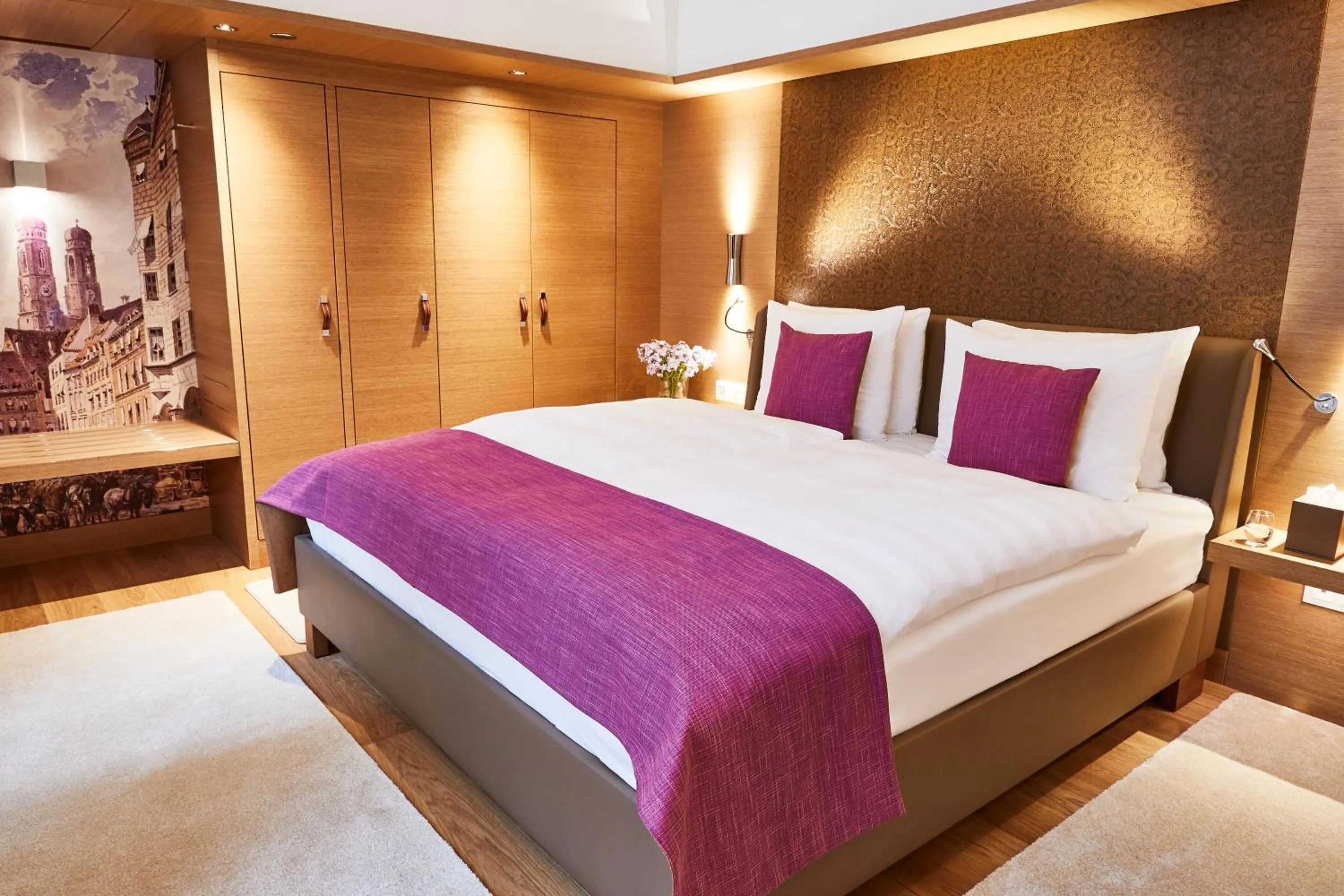 Bed in Vier Jahreszeiten Kempinski München