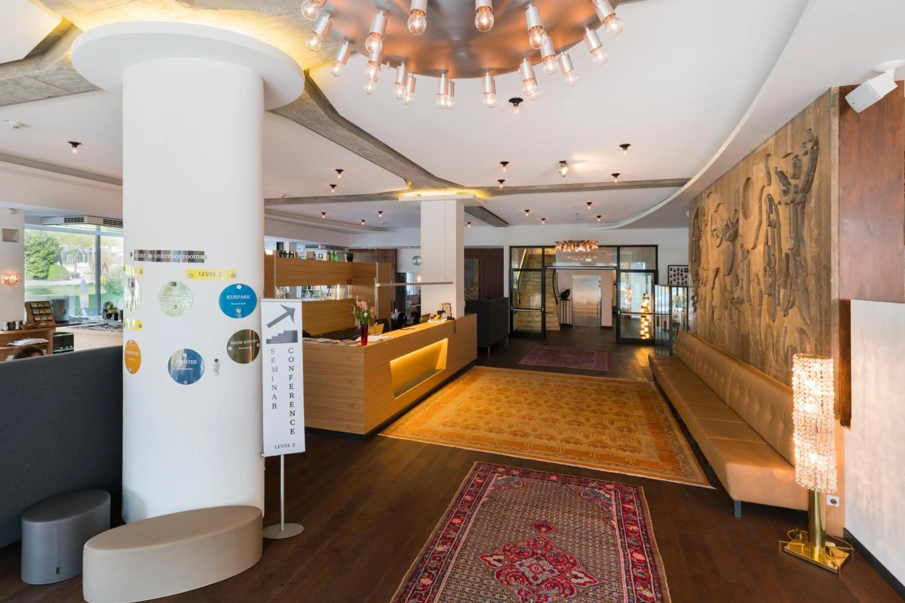 Lobby or reception in At the Park Hotel
