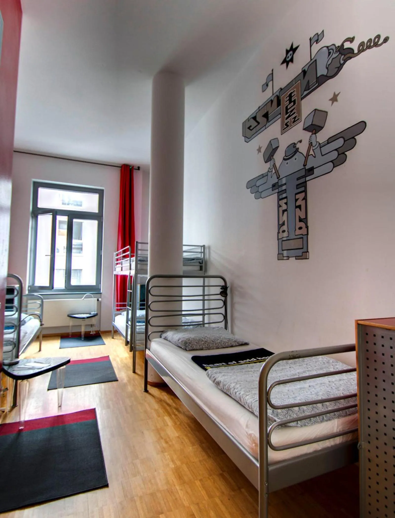 Photo of the whole room, Bed in Heart of Gold Hostel Berlin
